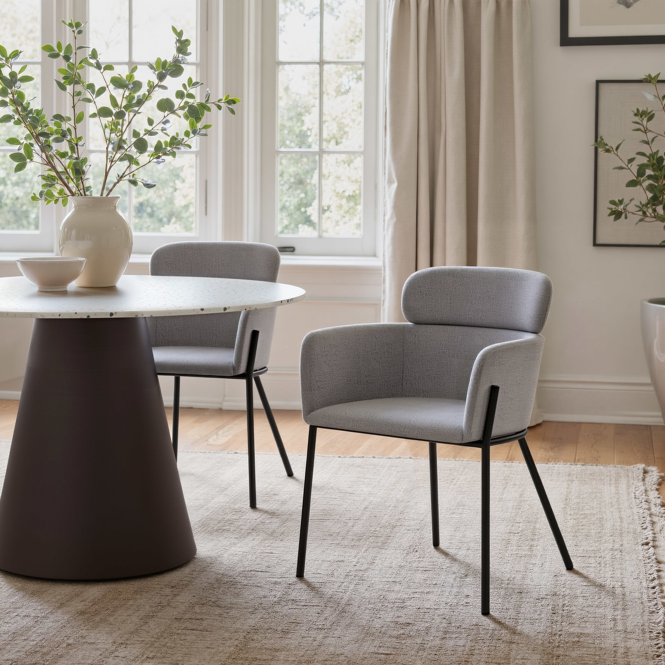 Bremor Dining Chair (Set of 2) Slate Gray