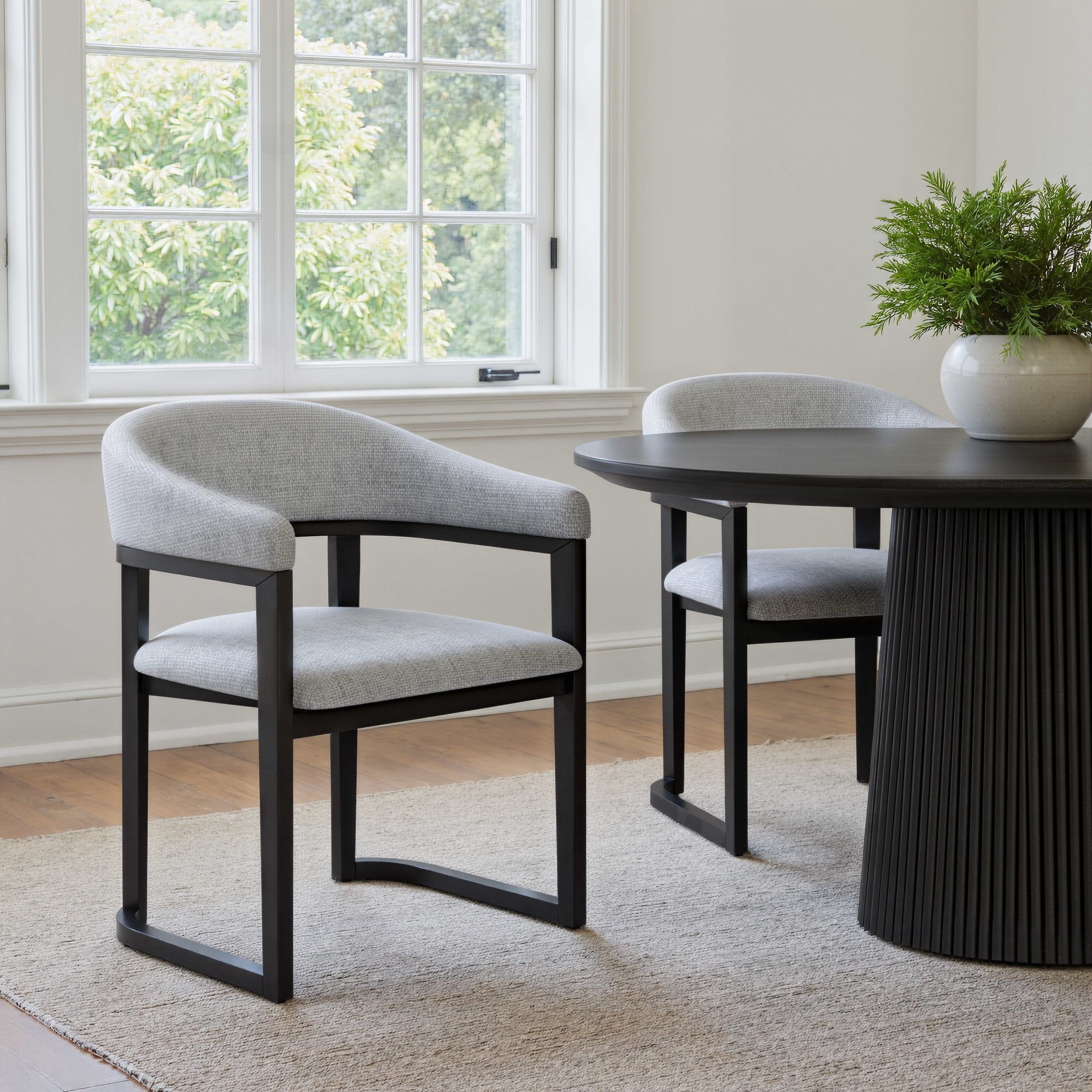 Anasa Dining Chair Gray