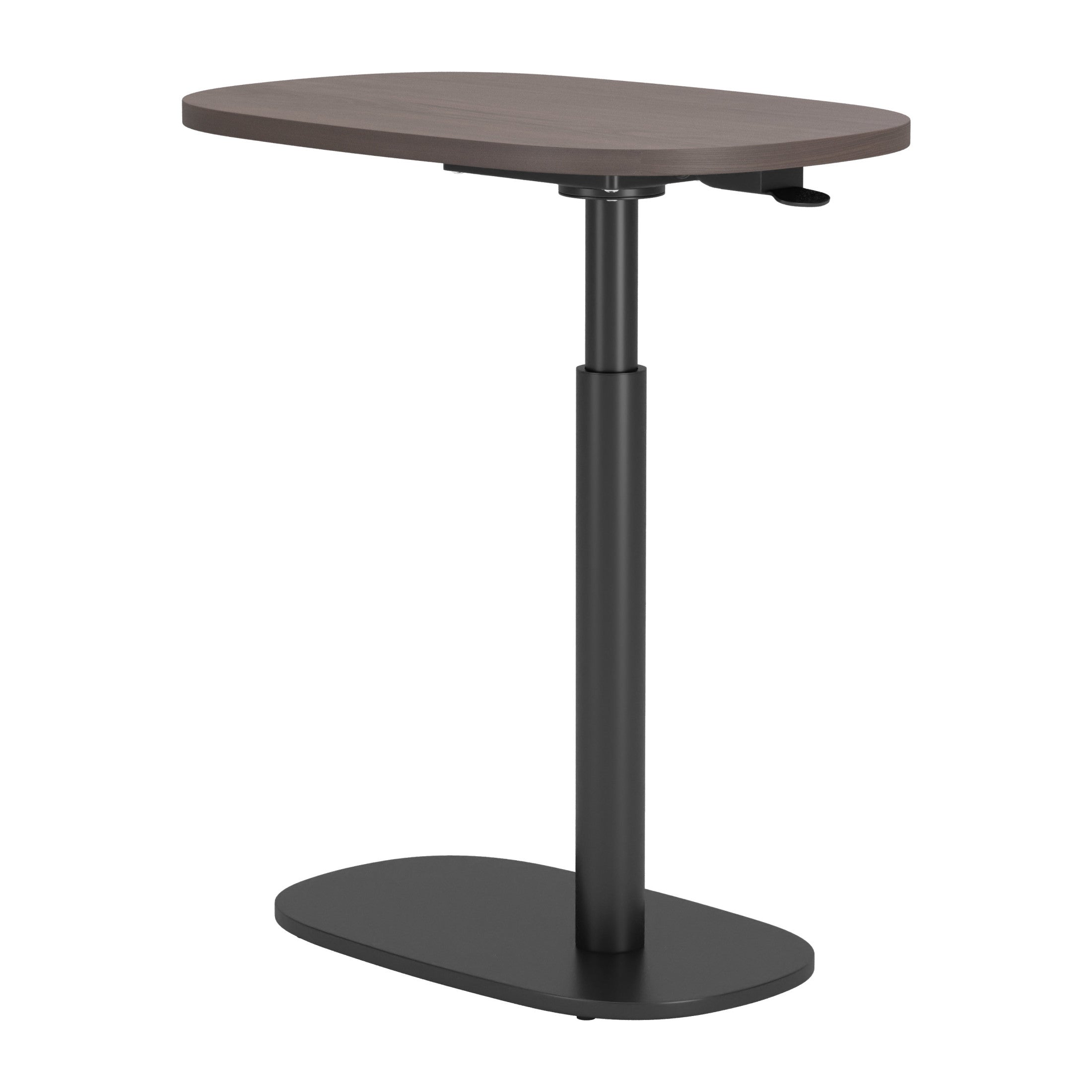 Buddy Adjustable Rotating Side Table Gray