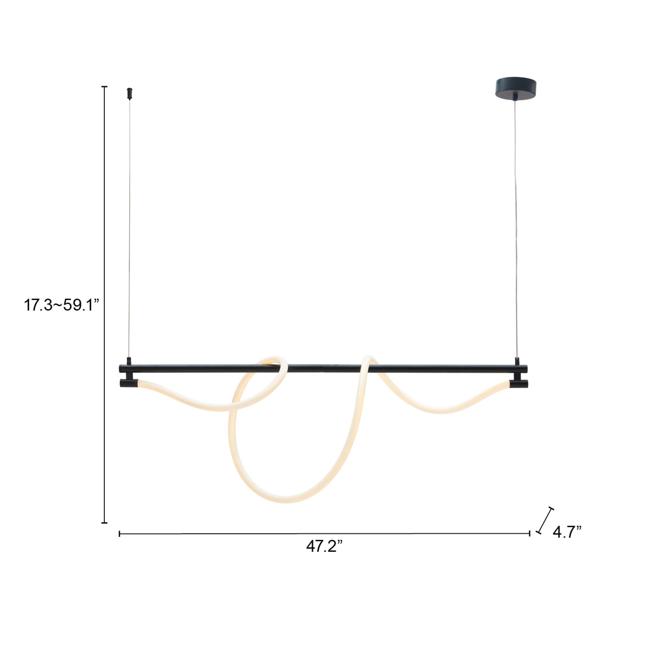 Adder Ceiling Lamp Black