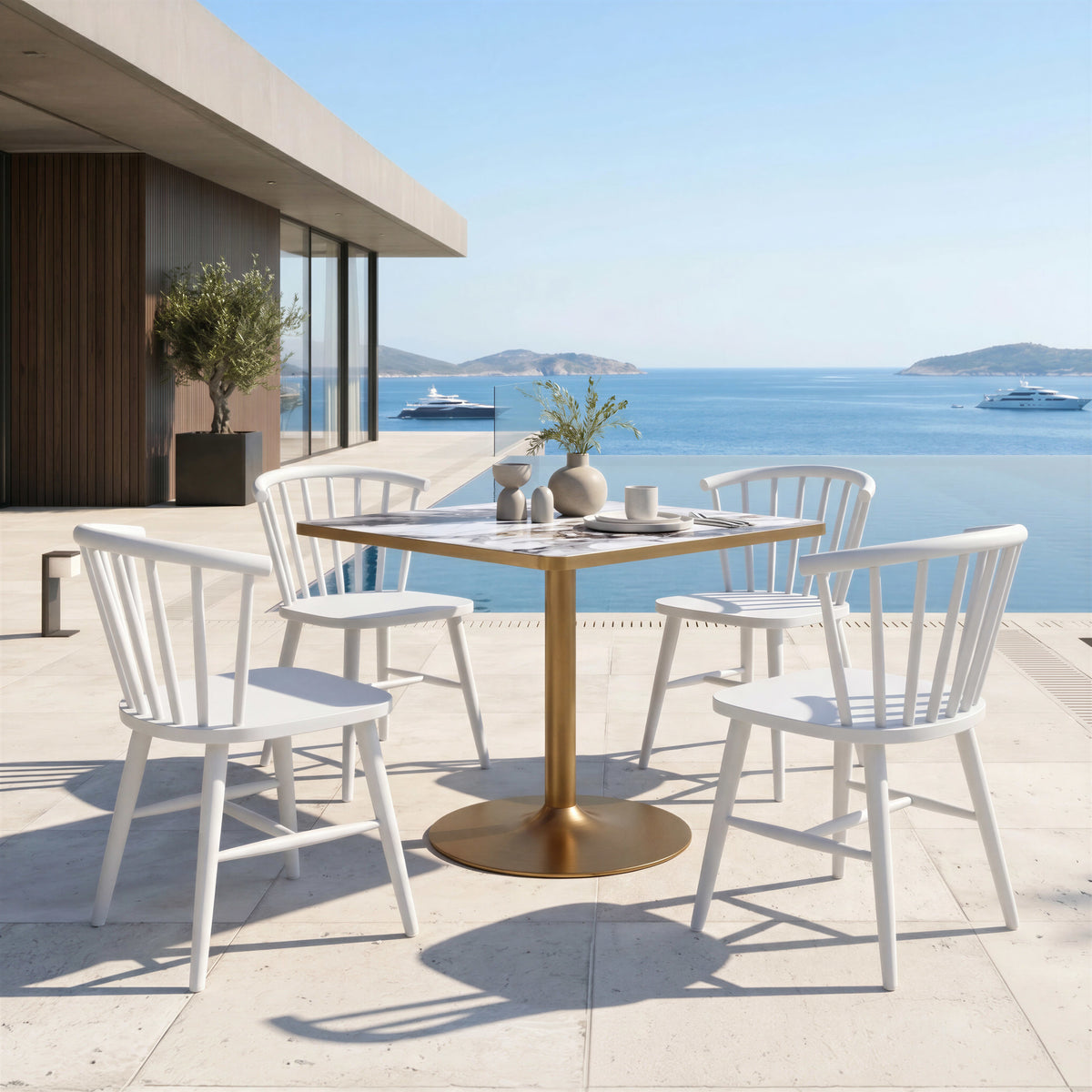 Shio Dining Chair White