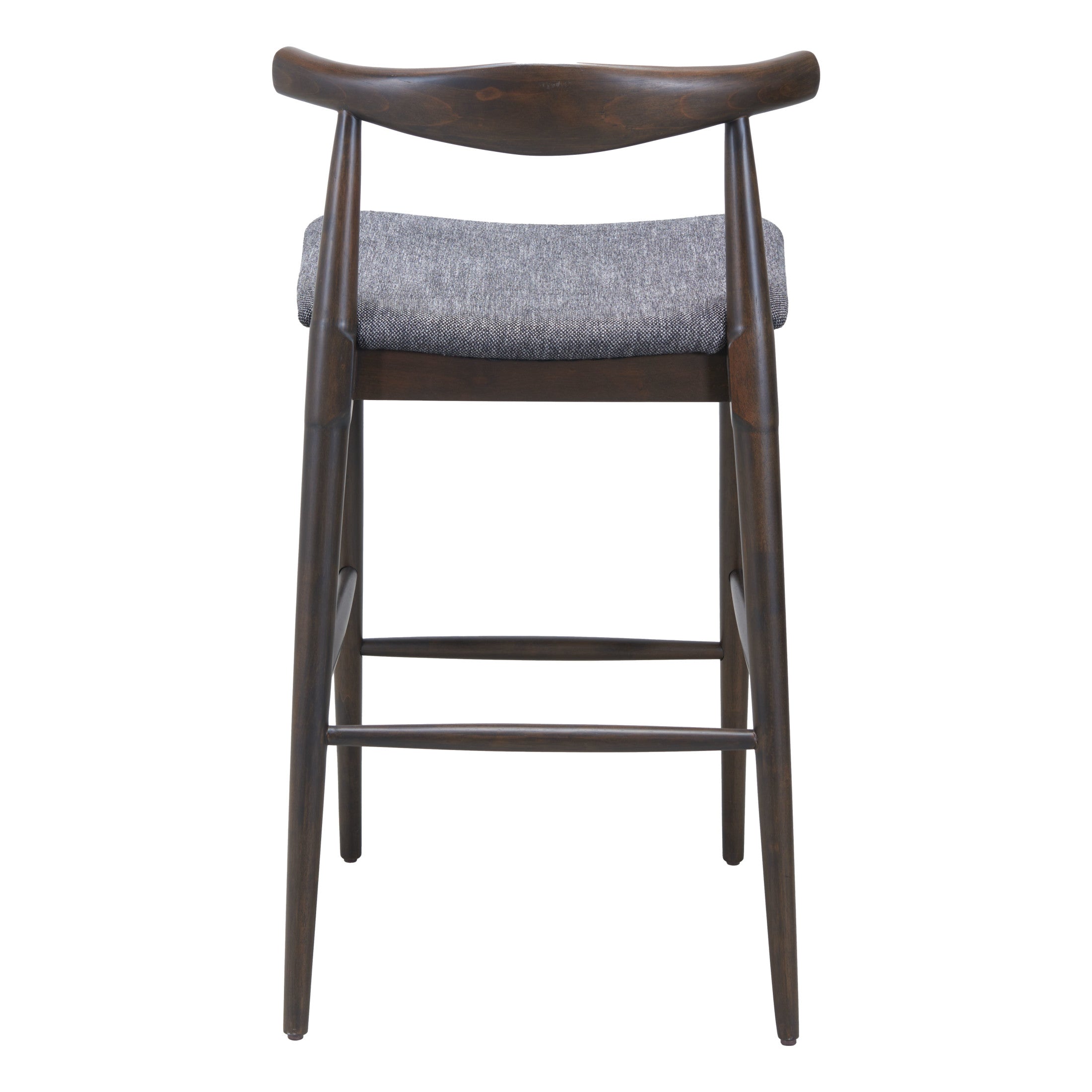 Tuzka Barstool (Set of 2) Gray & Espresso
