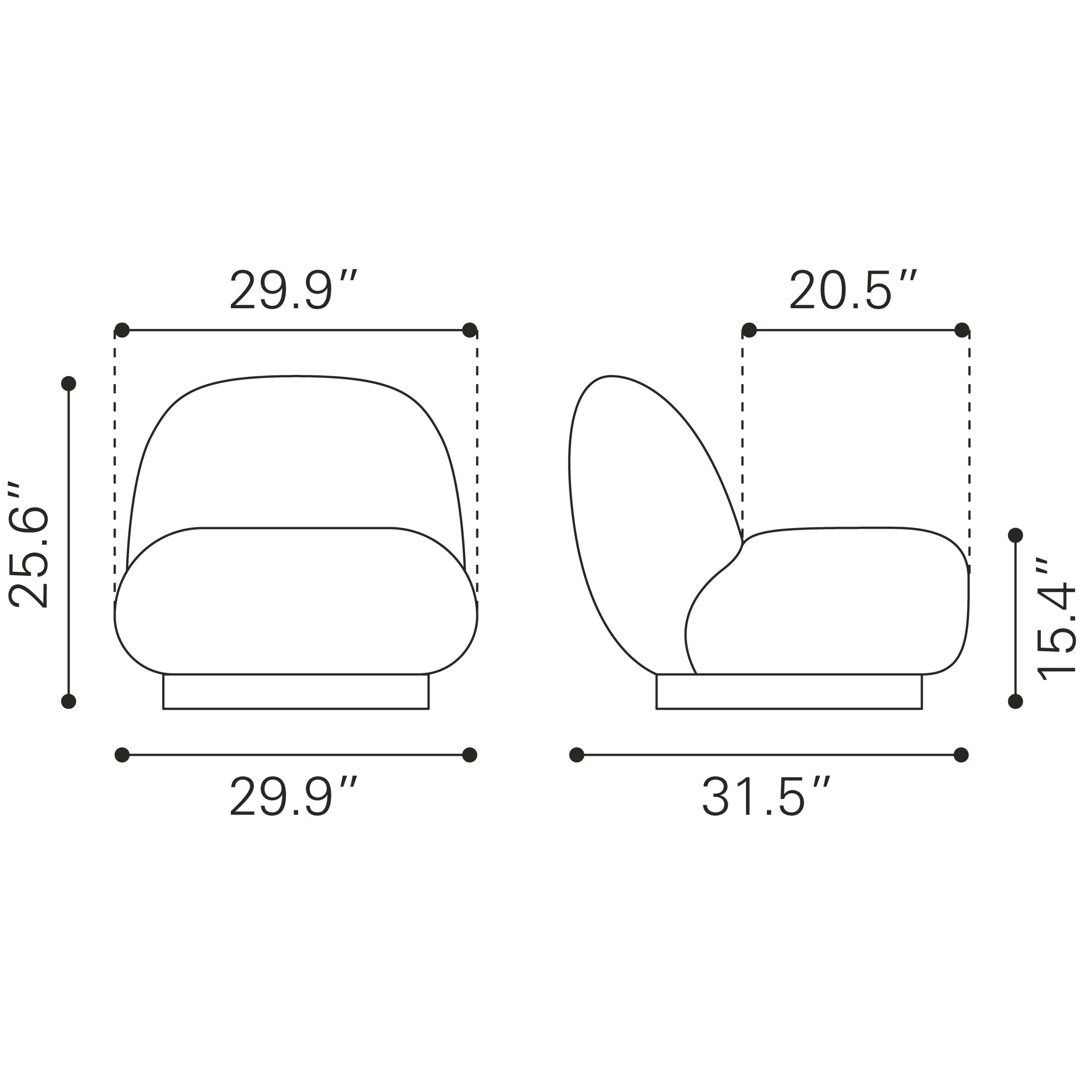 Myanmar Accent Chair Cream