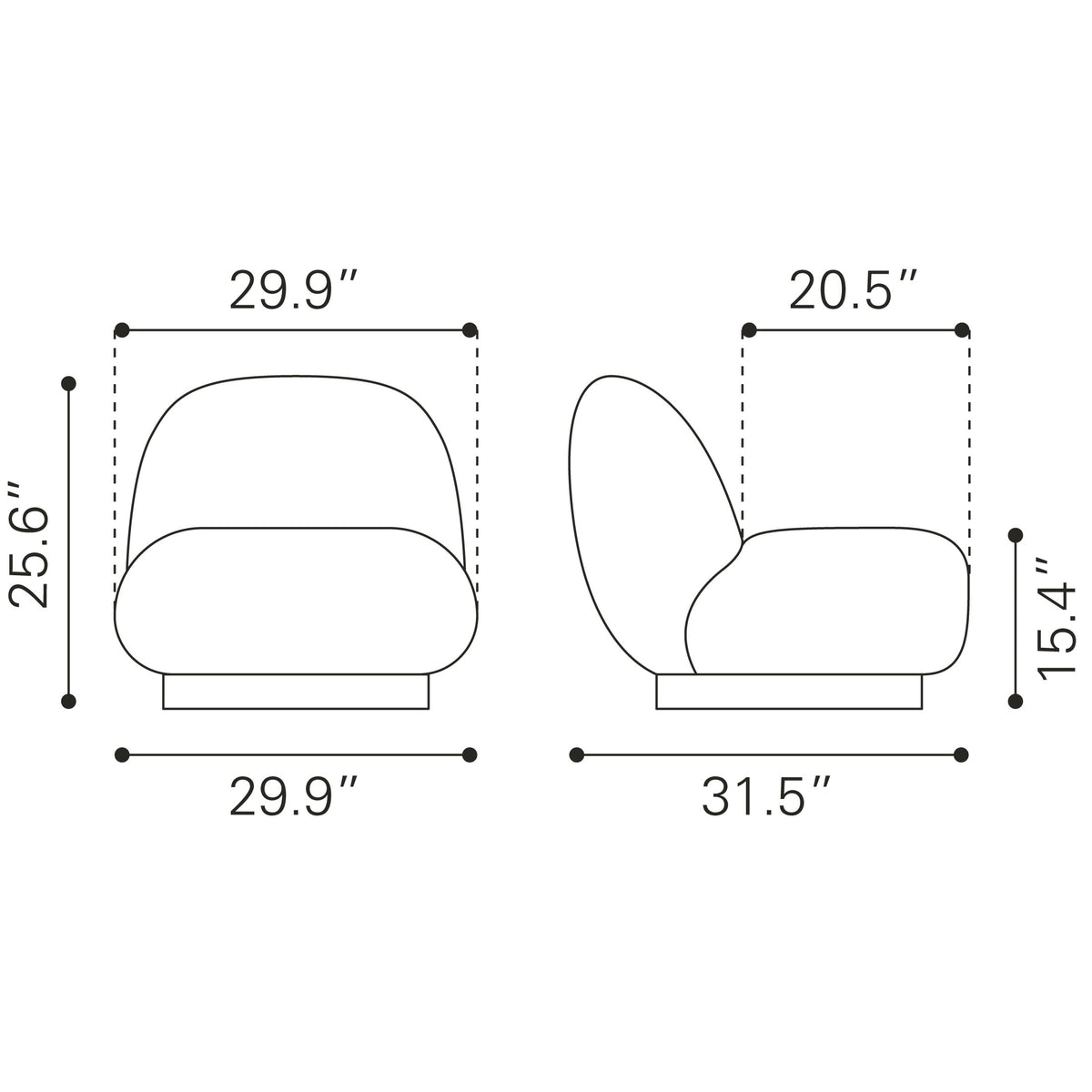 Myanmar Accent Chair Cream