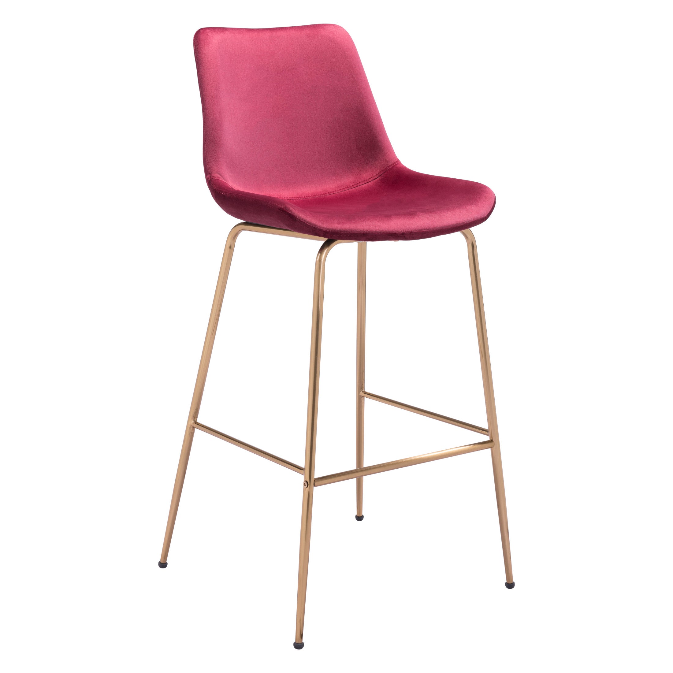 Tony Barstool Red & Gold