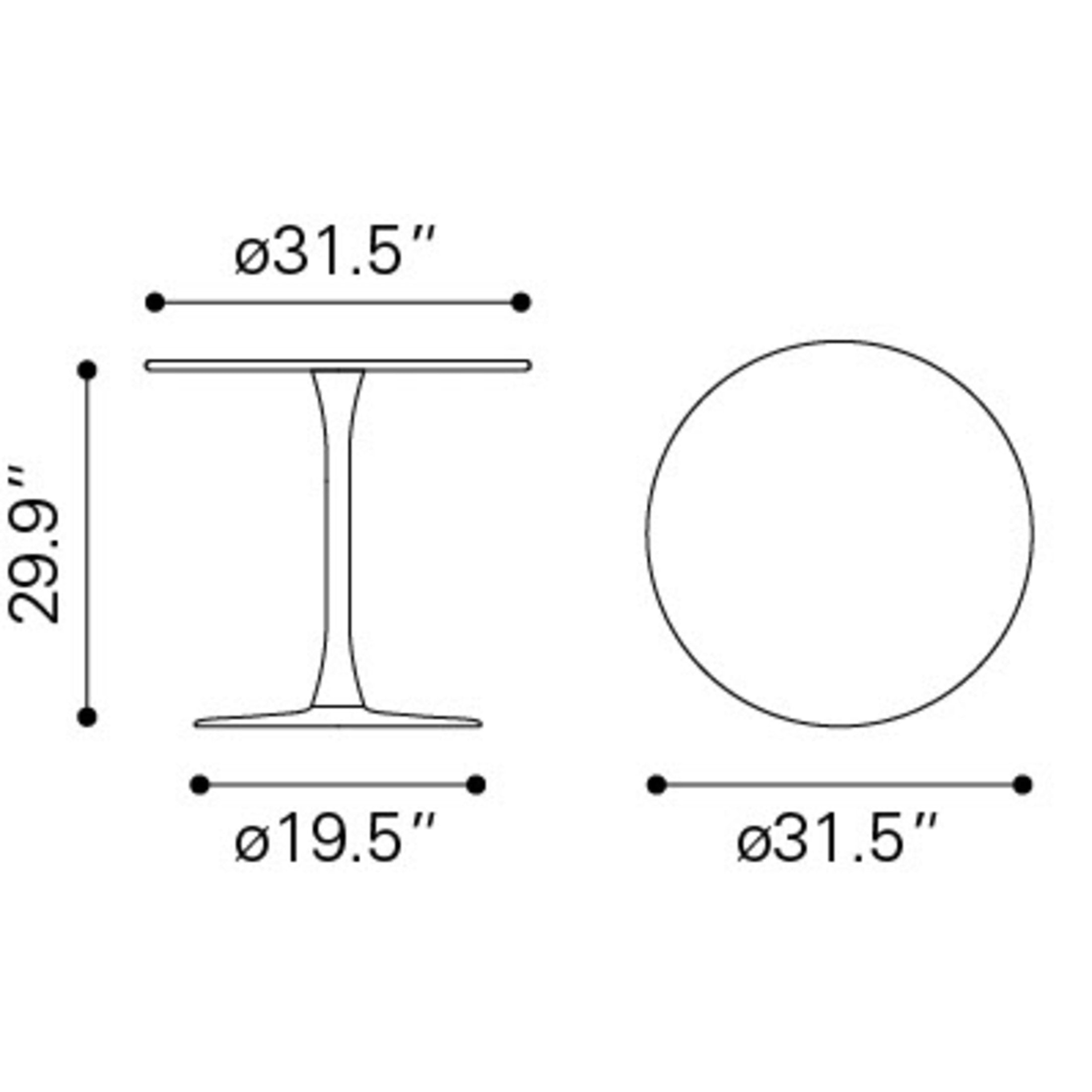 Soleil Dining Table Taupe