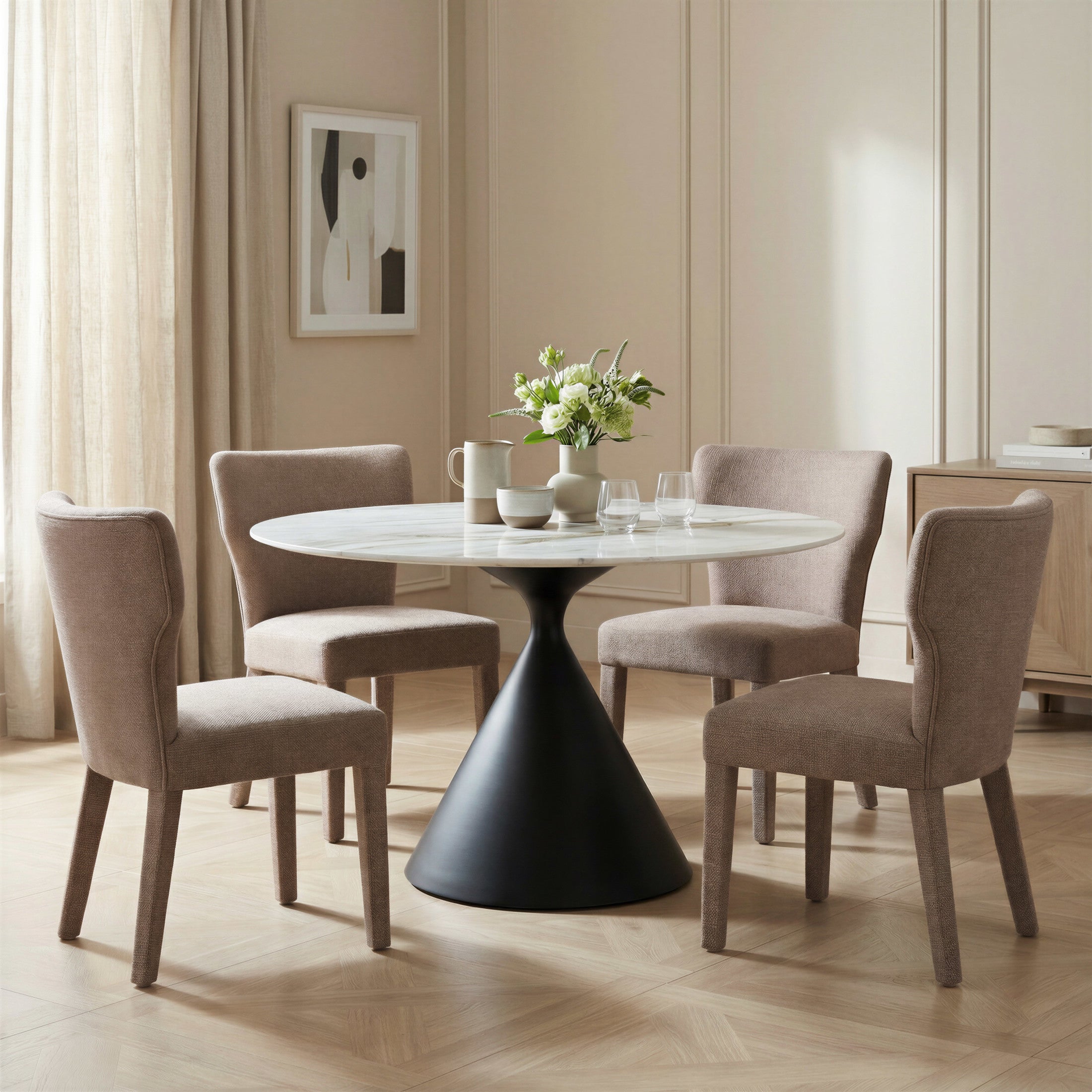 Peridot Dining Chair Taupe