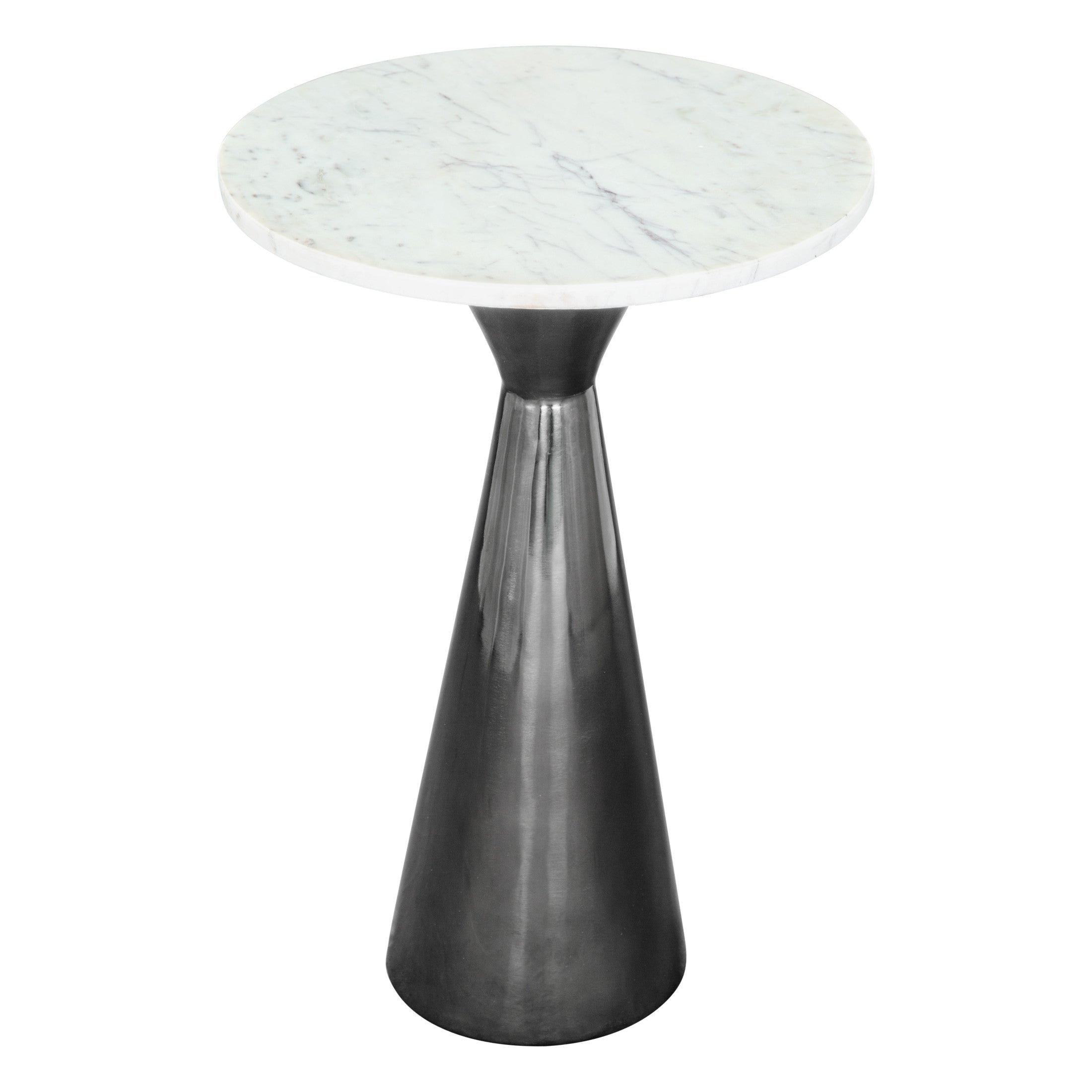 Tim Side Table White & Black
