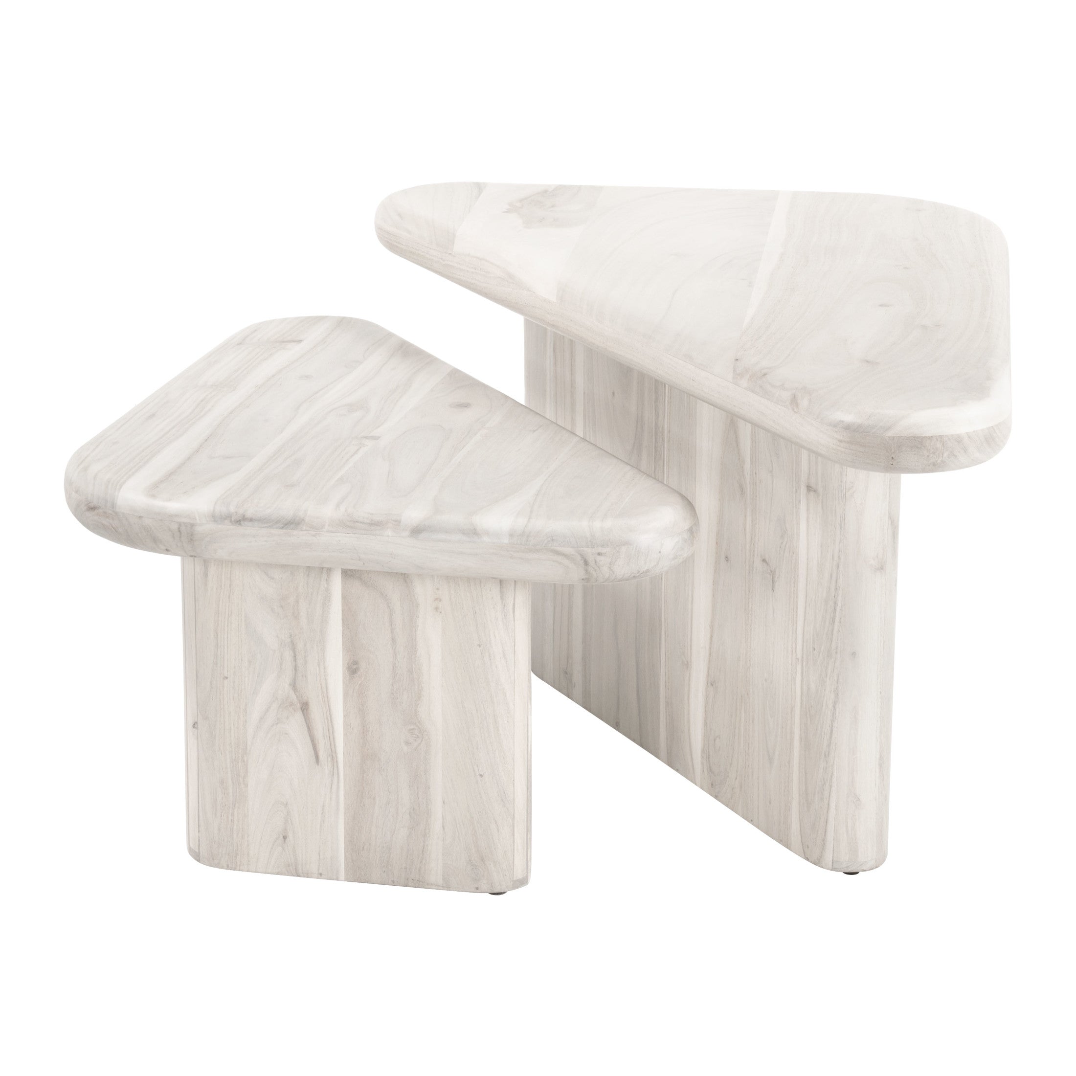 Navidic Coffee Table Set (2-Piece) Whitewashed