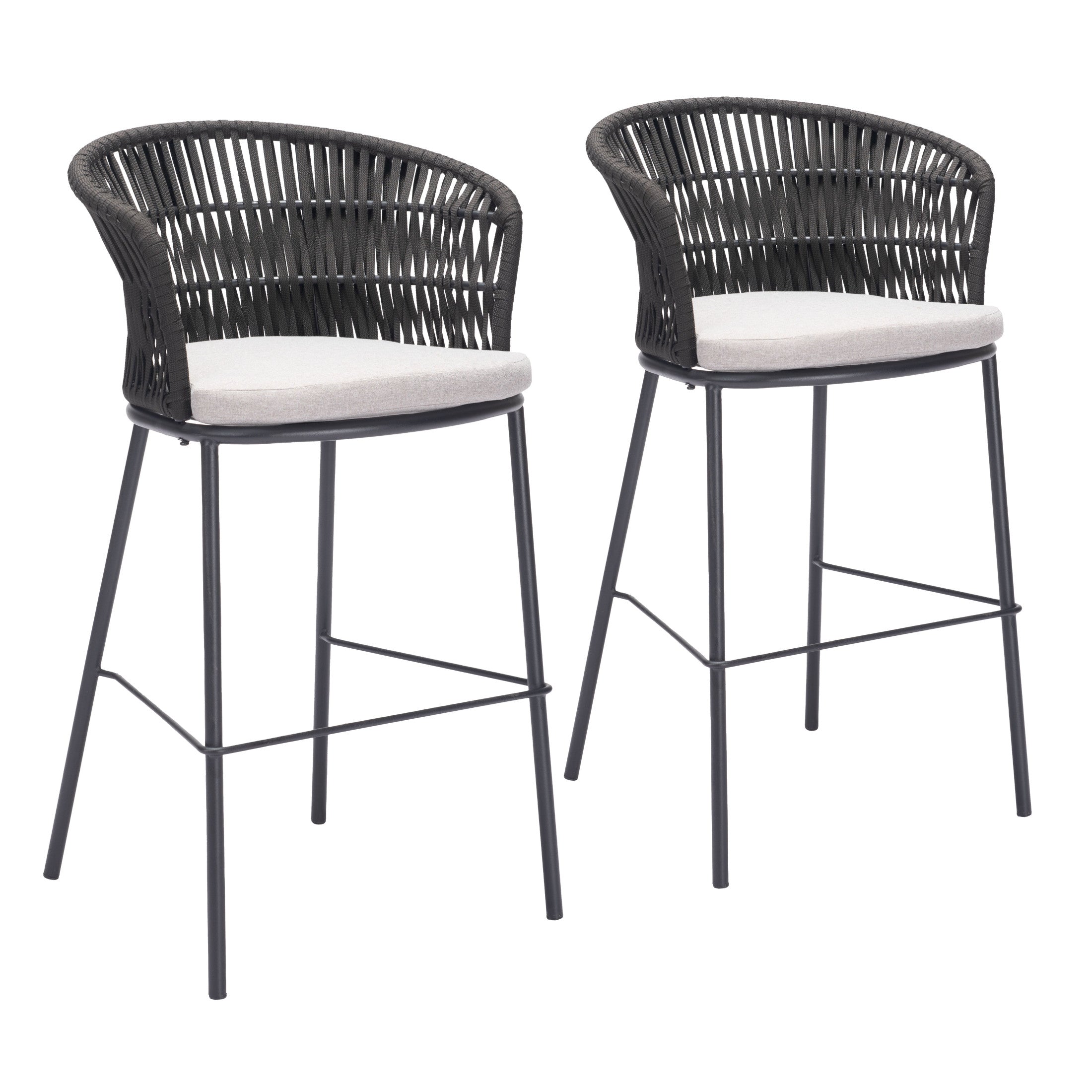 Freycinet Barstool (Set of 2) Black
