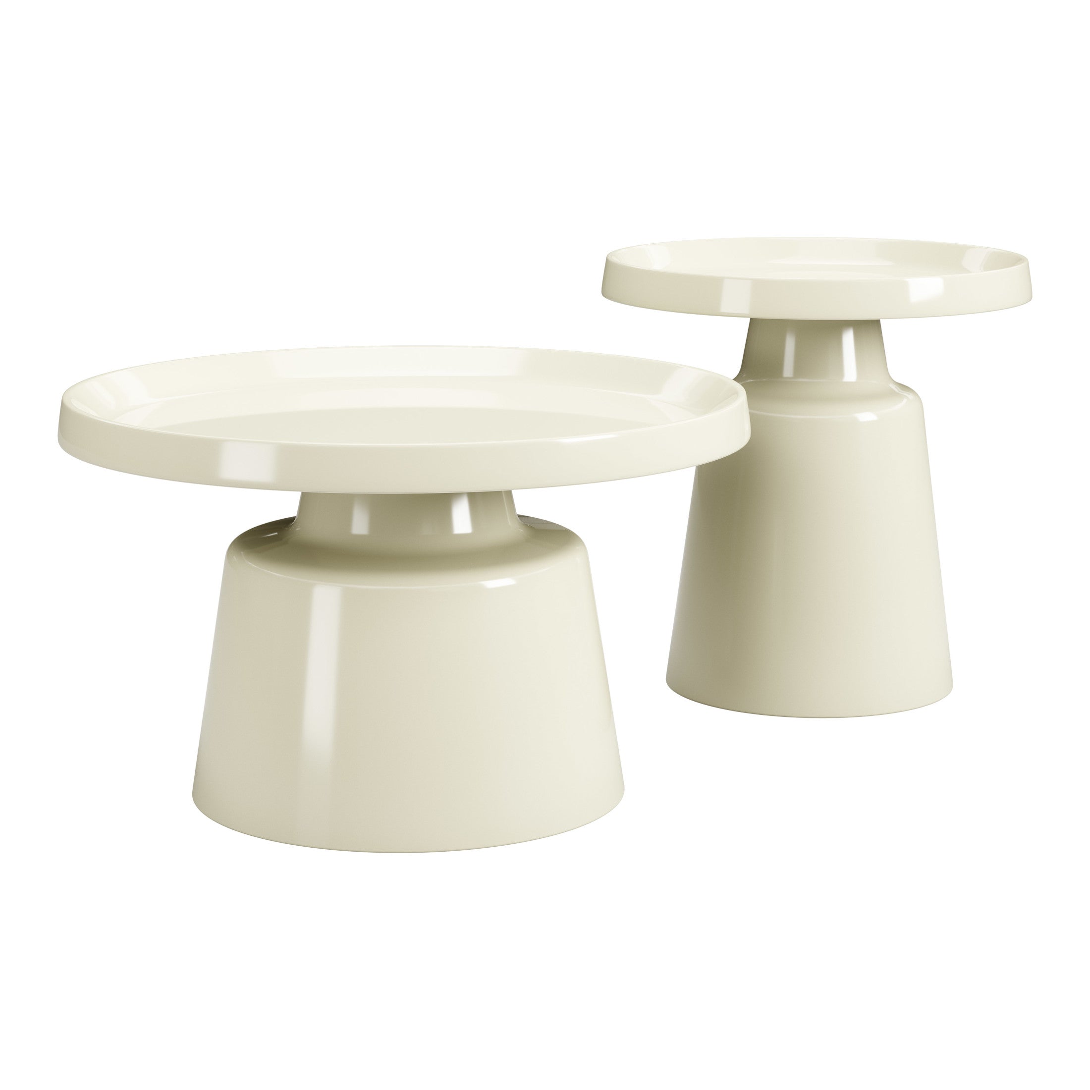 Beurre Coffee Table Set (2-Piece) Ivory