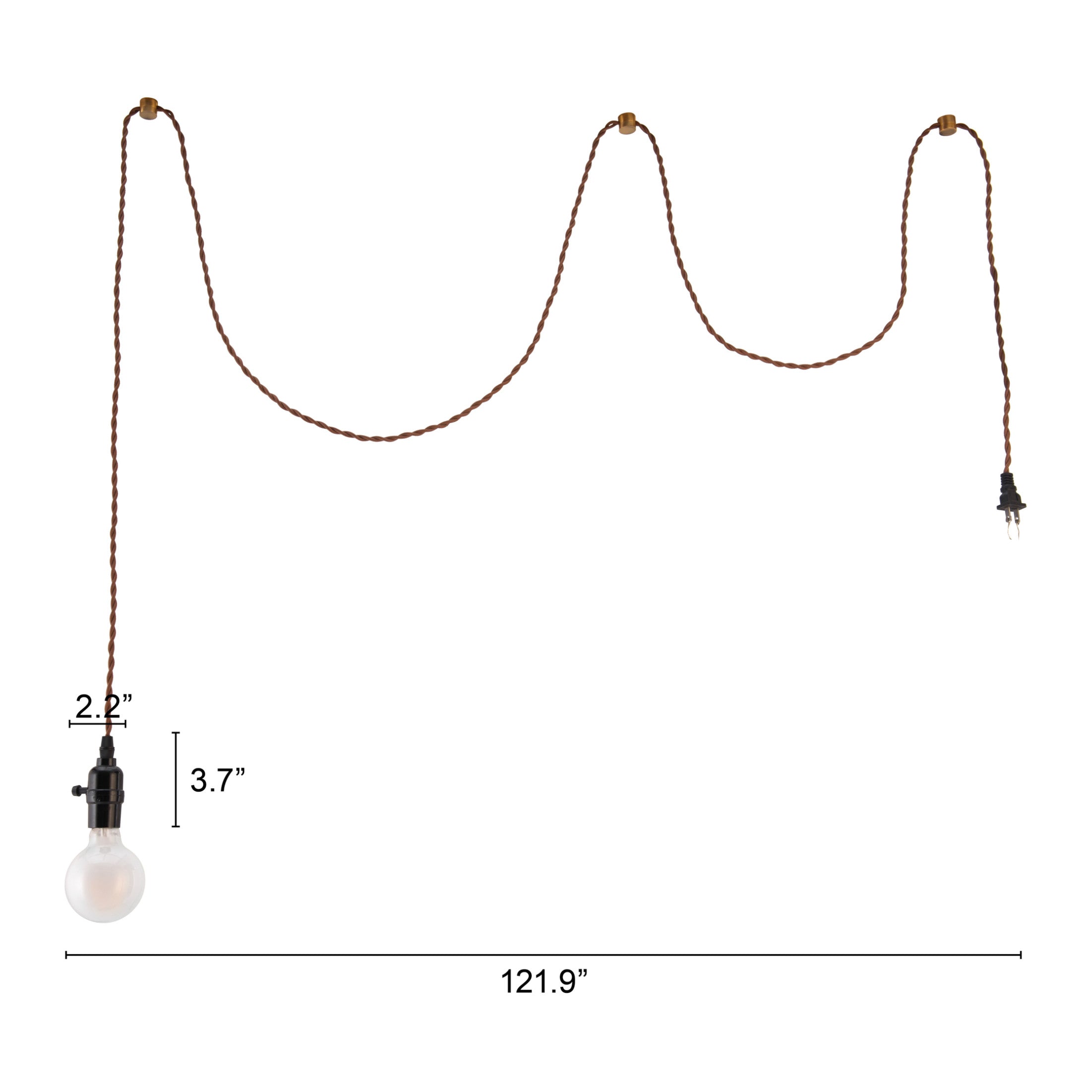 Molly Ceiling Lamp Black
