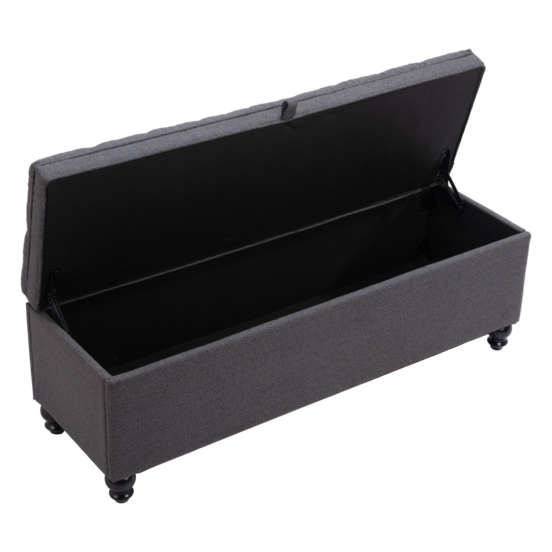 Halifax Storage Bench Gravel Gray