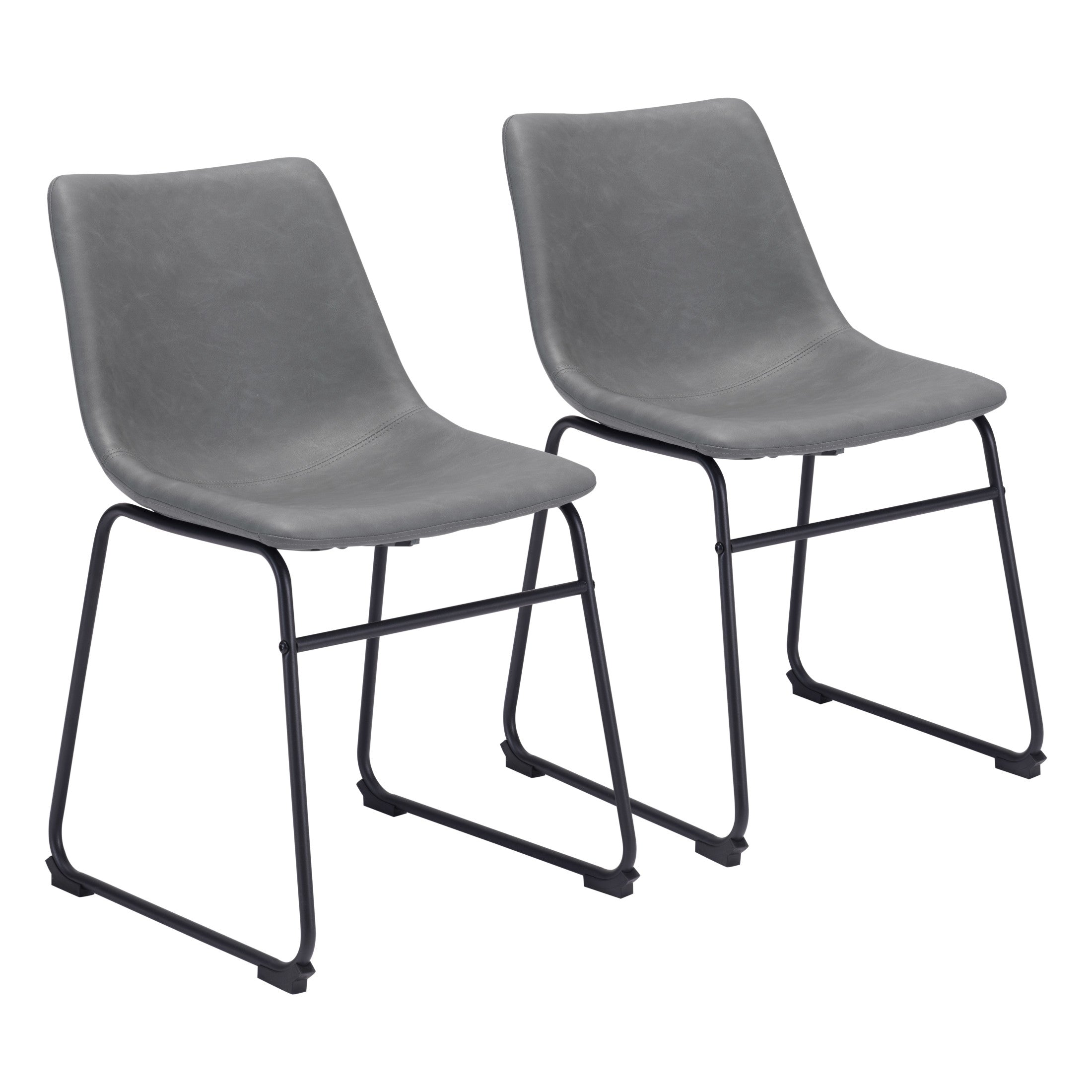 Smart Dining Chair (Set of 2) Charcoal