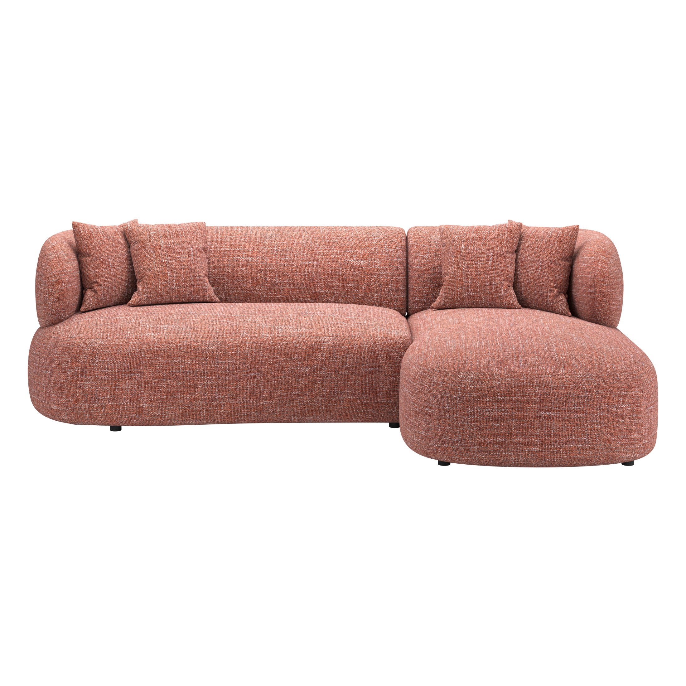Venezia Chaise Sectional Brown