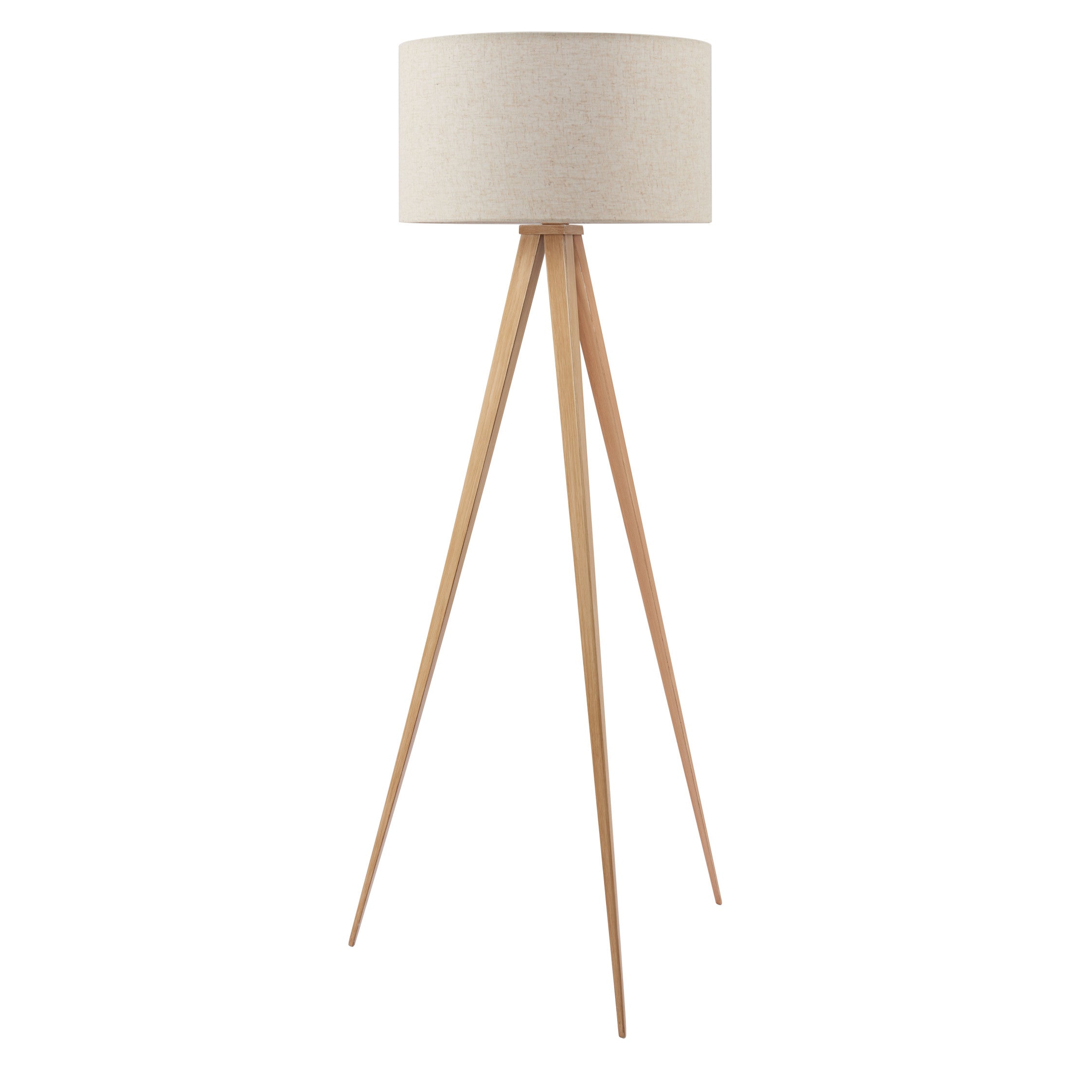 Imperial Floor Lamp Beige & Natural