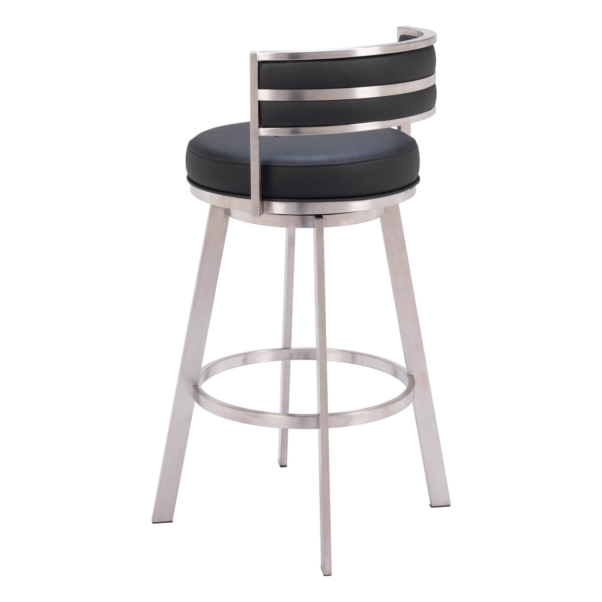 Gimsby Swivel Barstool Black