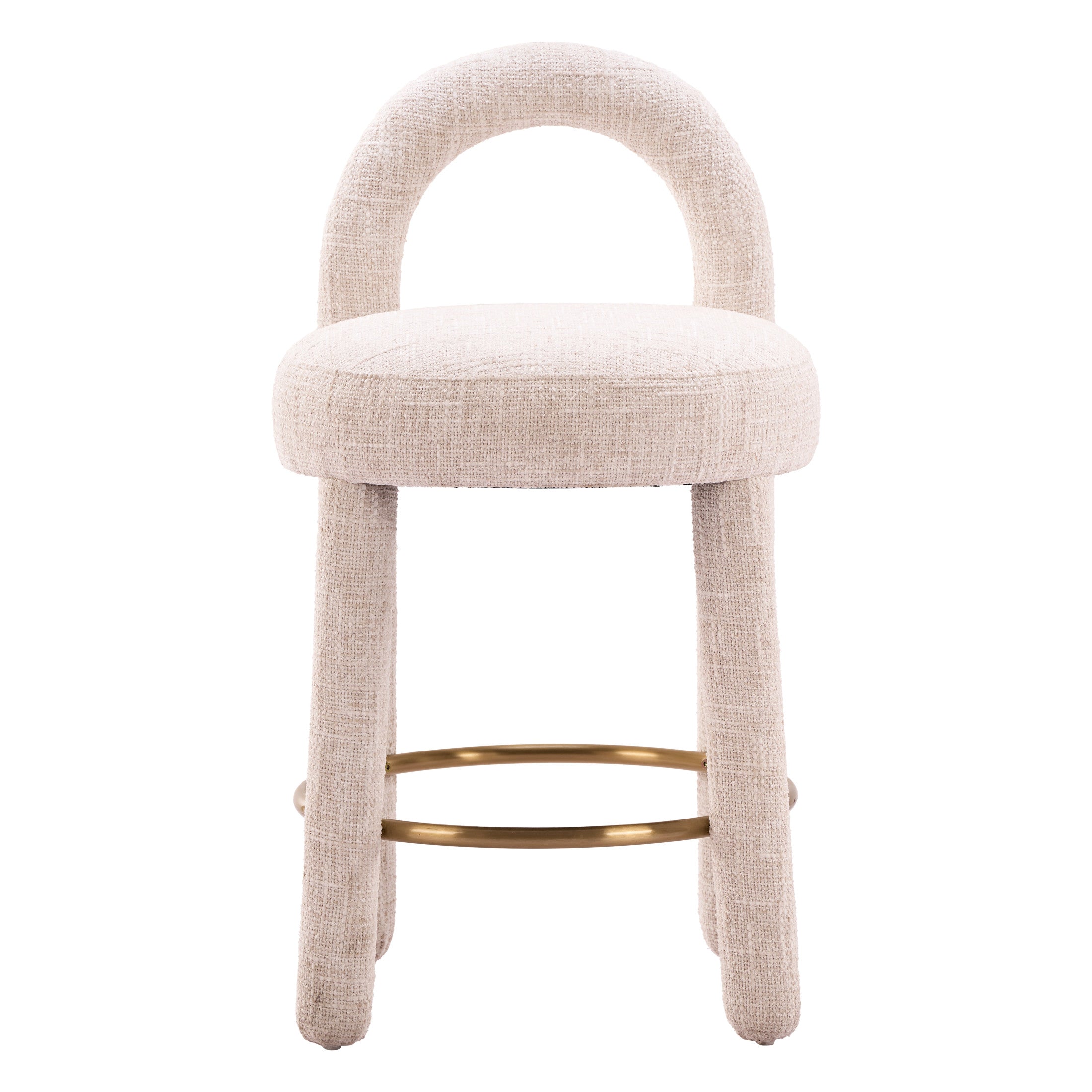 Curco Counter Stool (Set of 2) Beige