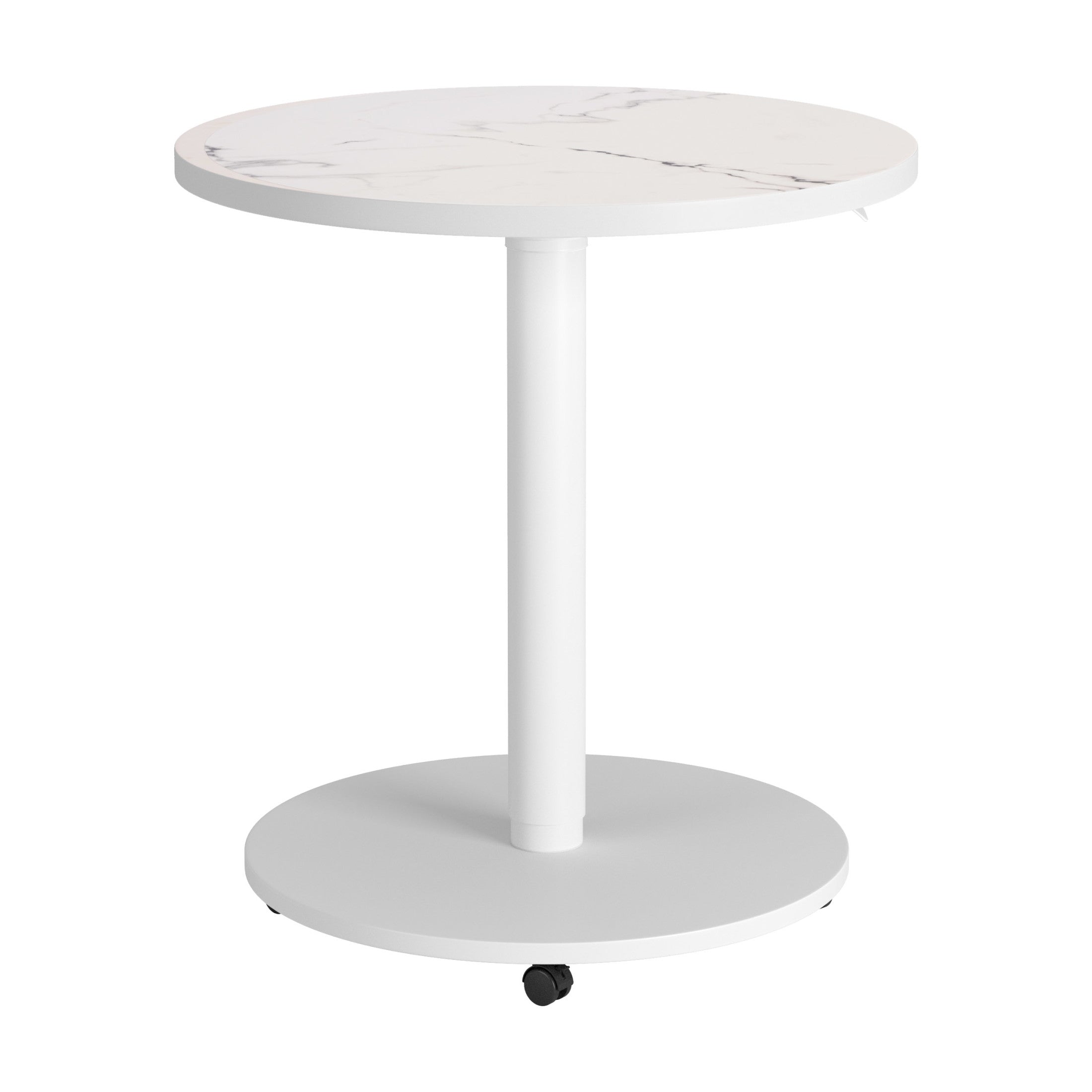 Mule Adjustable Bar Table White