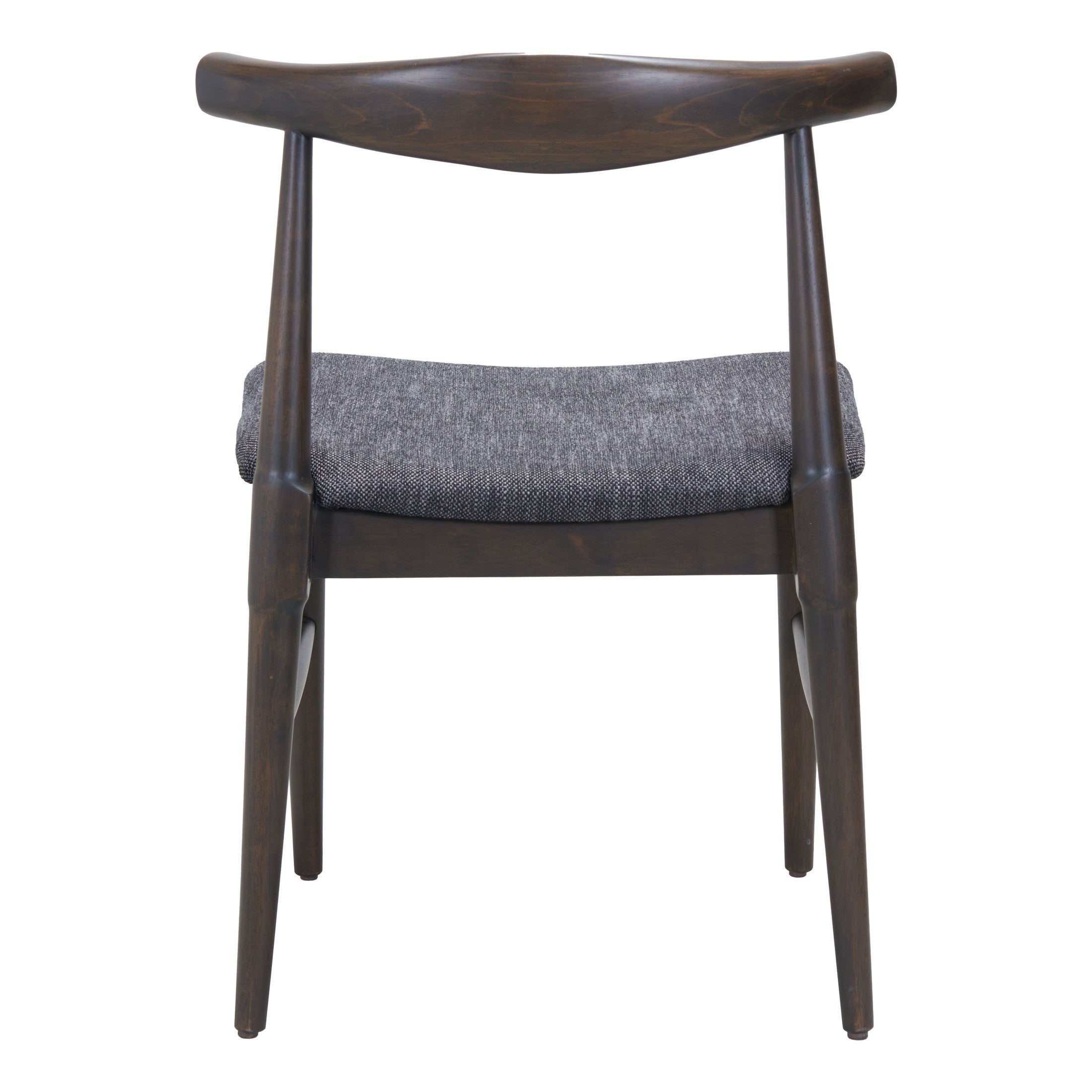 Tuzka Dining Chair (Set of 2) Gray & Espresso
