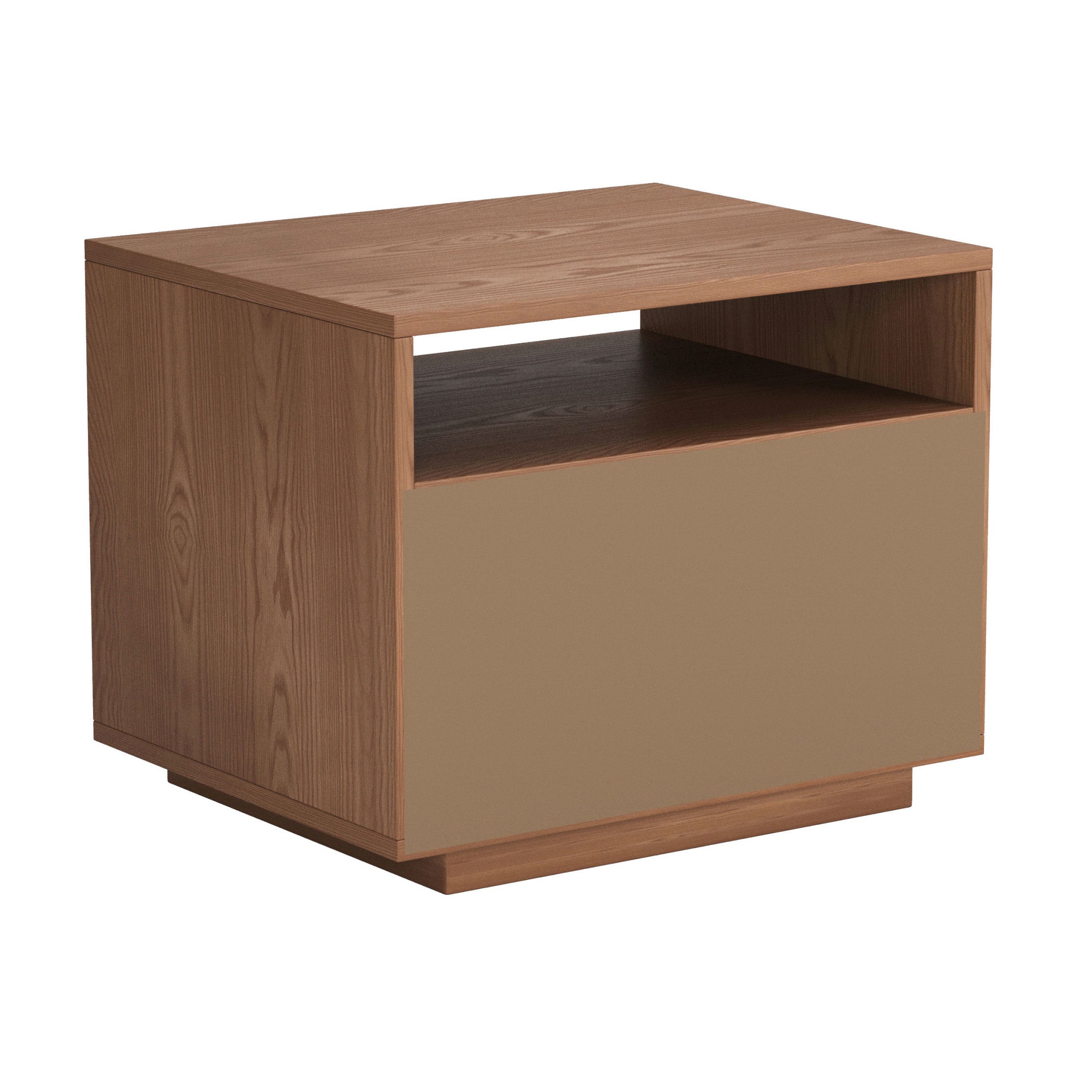 Slit Nightstand Walnut