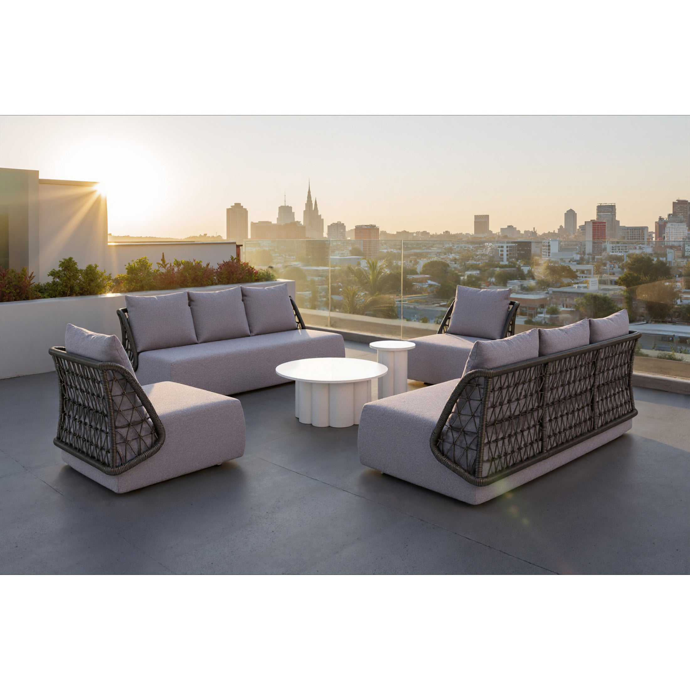 Mekan Accent Chair Gray