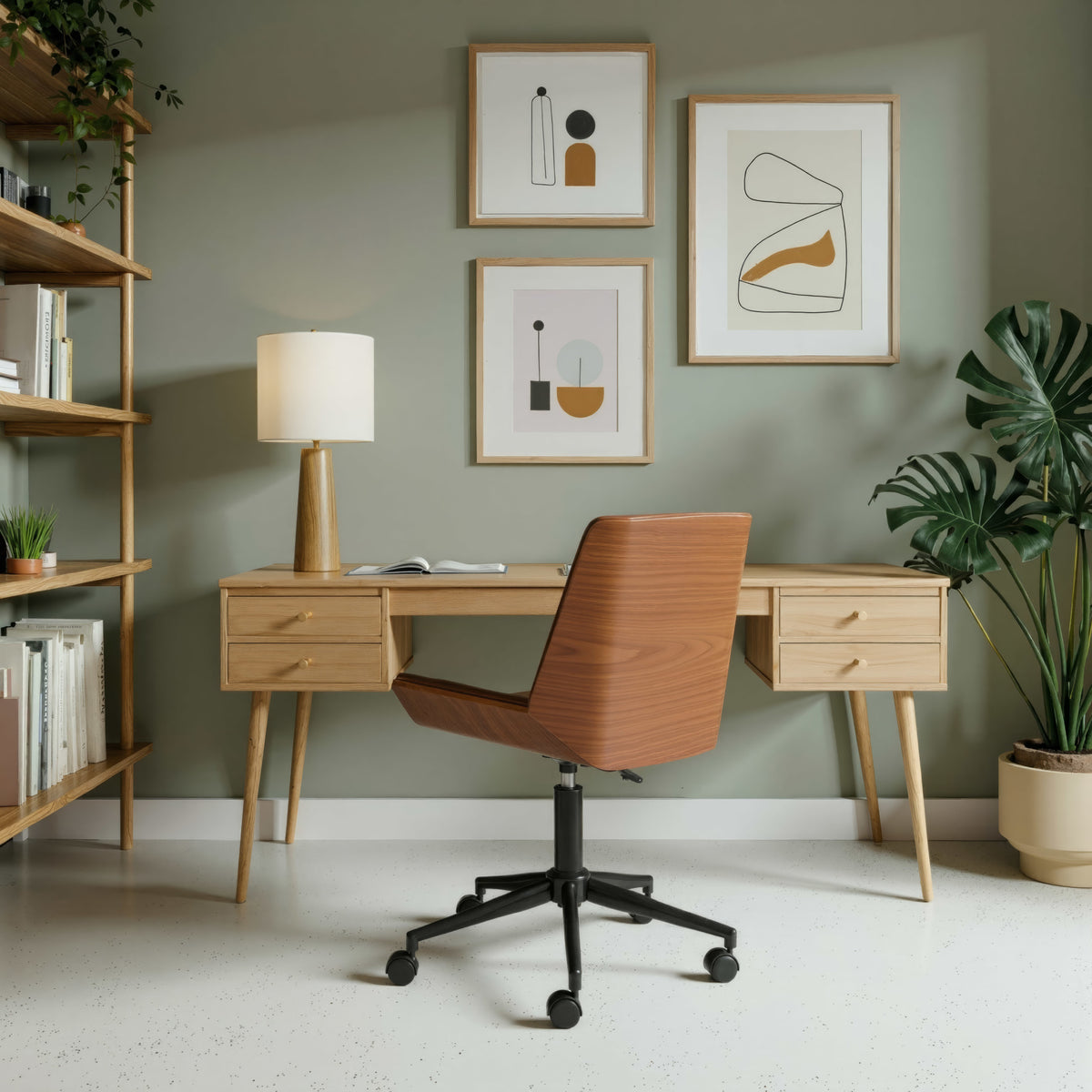Maker Office Chair Brown