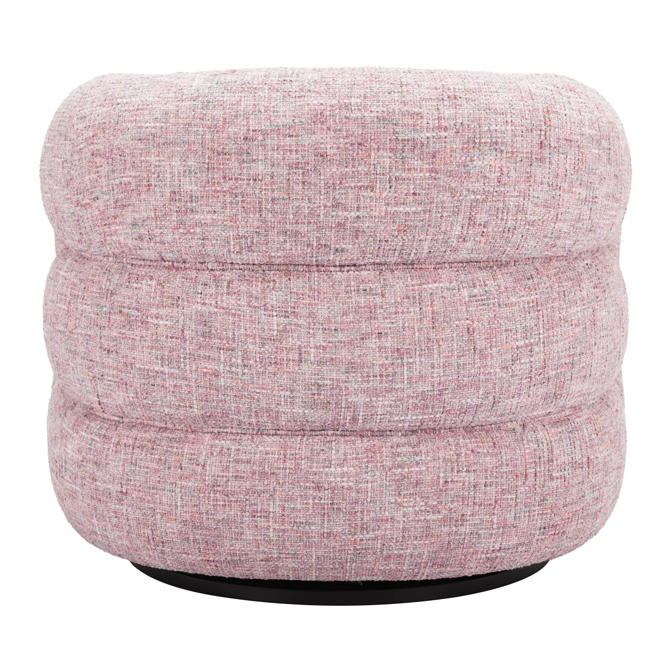 Refine Swivel Chair Pink Tweed