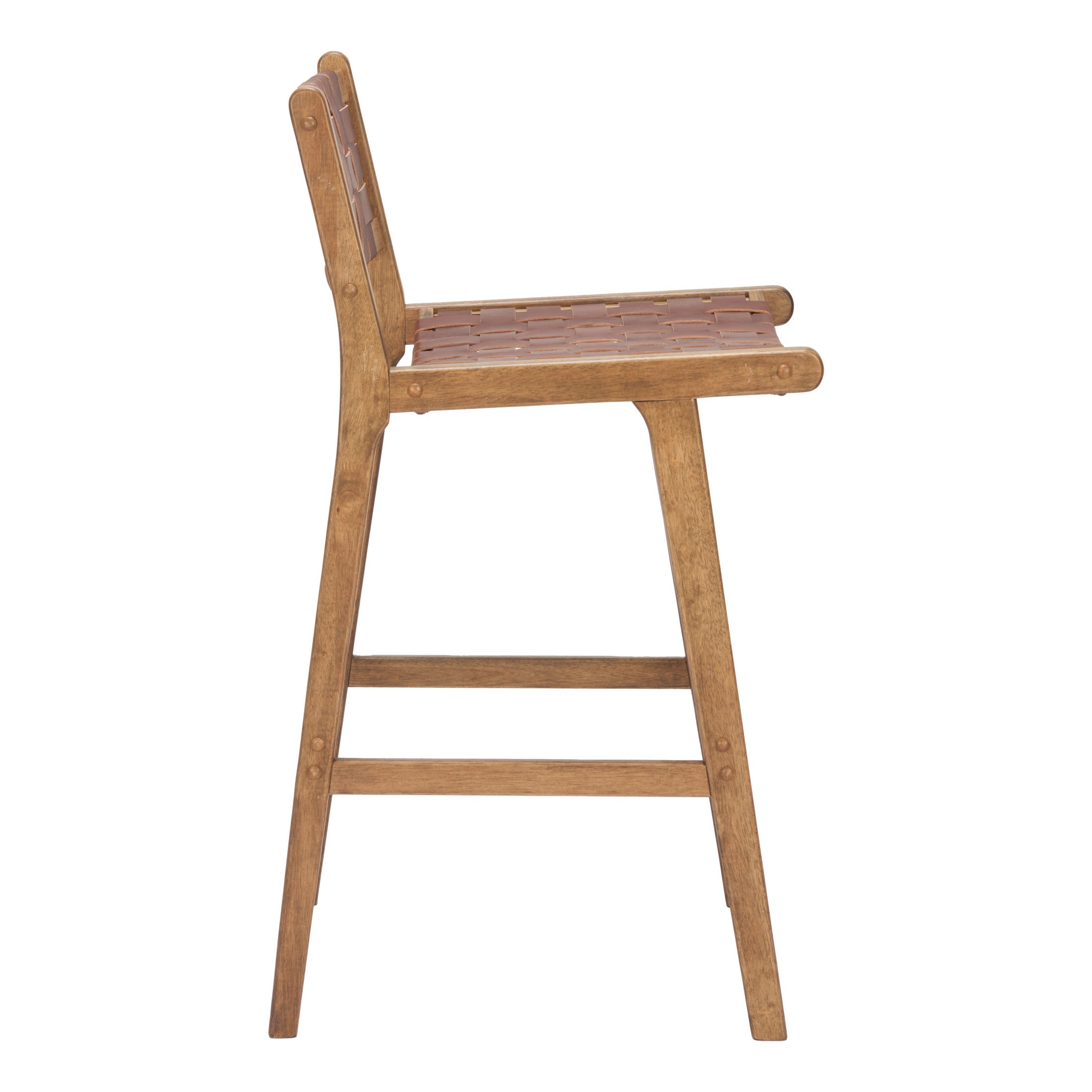 Feder Barstool (Set of 2) Brown