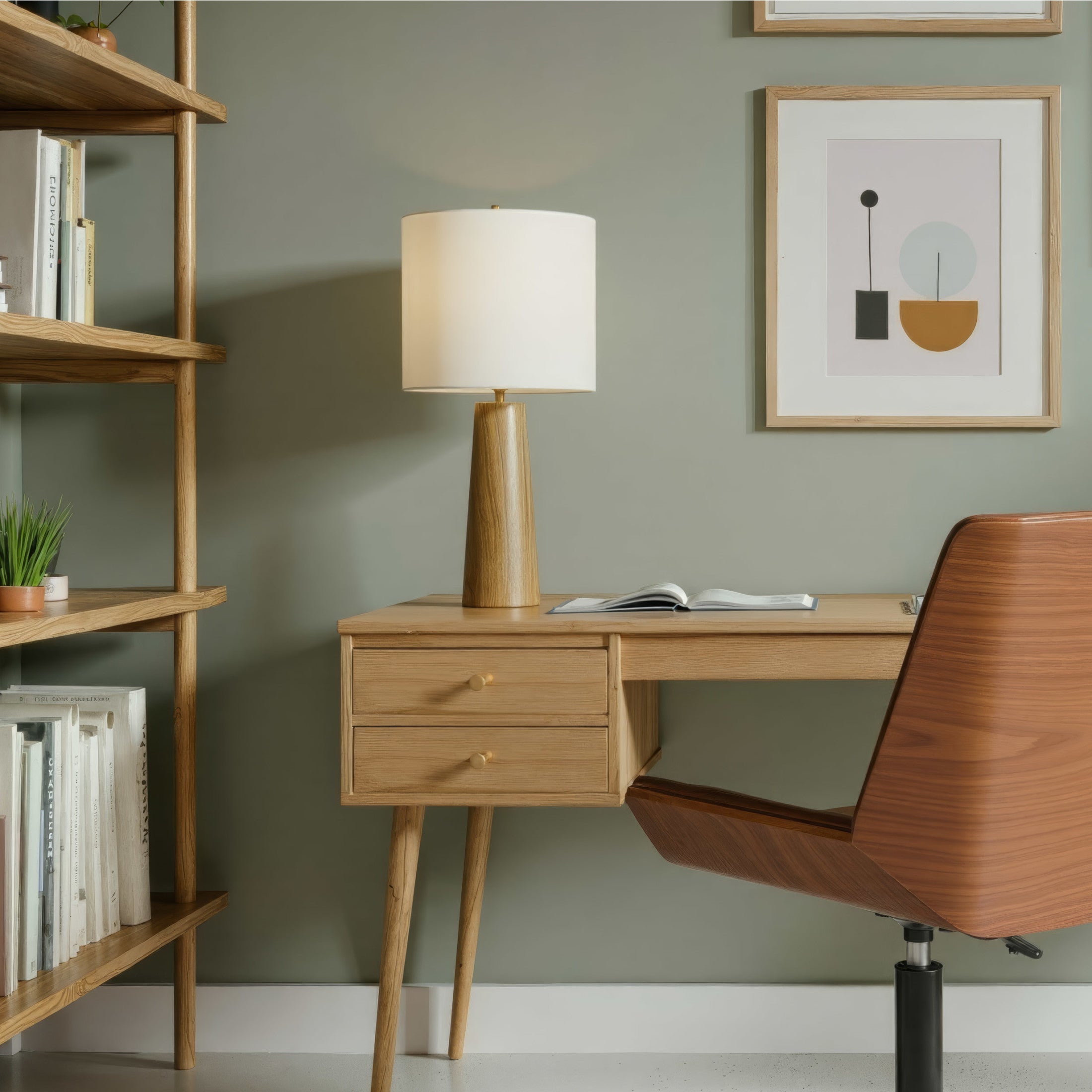 Woonari Solar Table Lamp Brown