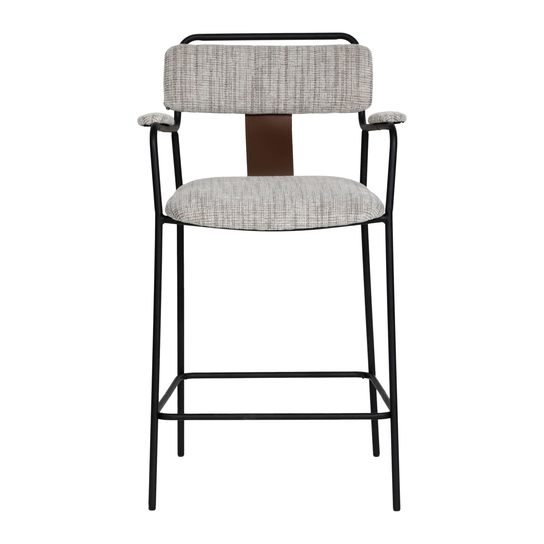 Couva Counter Stool (Set of 2) Gray Tweed