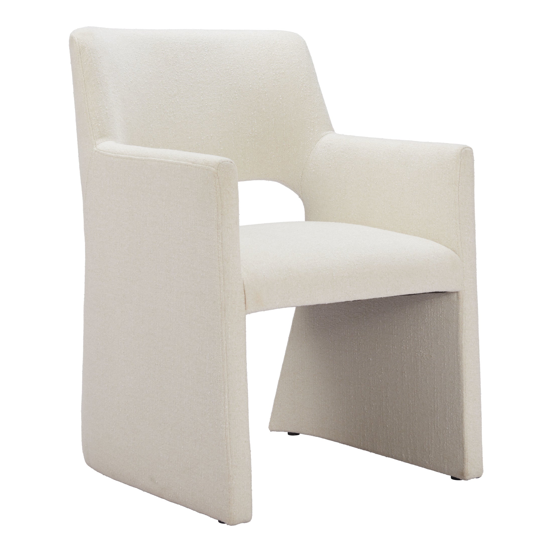 Minet Dining Chair Linen White