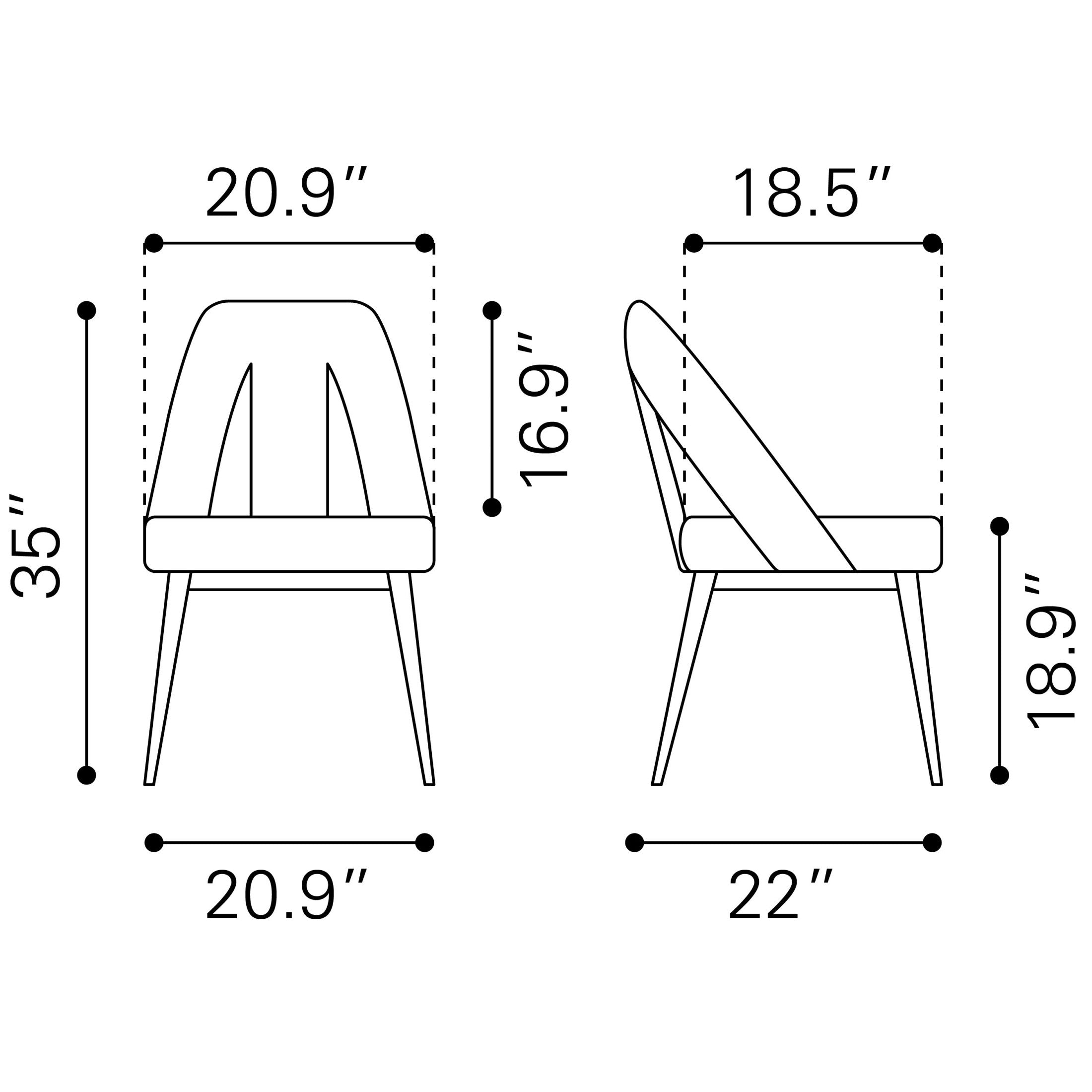 Artus Dining Chair Ivory