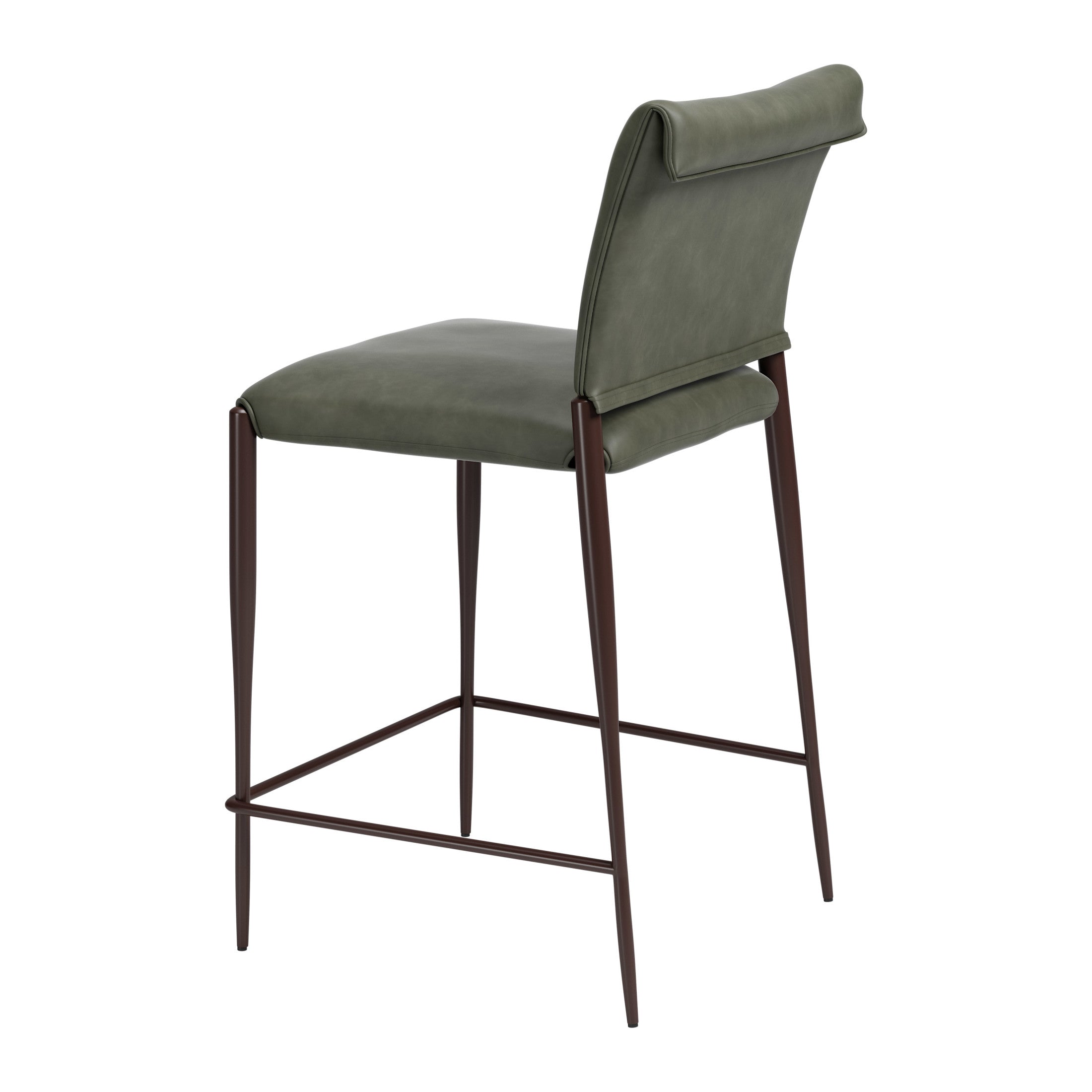 Freesia Counter Stool (Set of 2) Olive Green