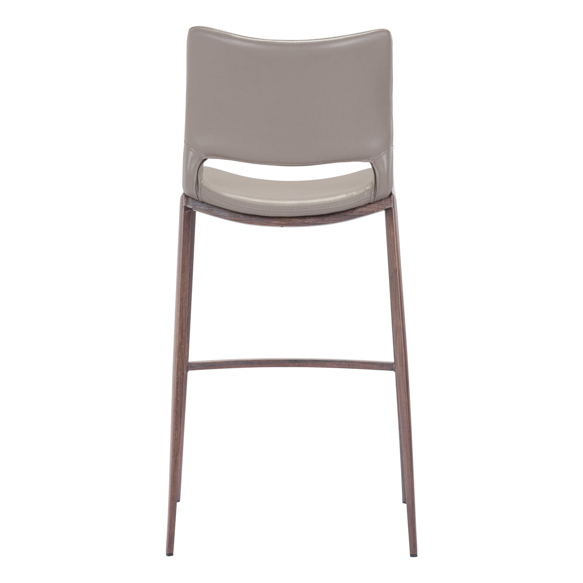 Ace Barstool (Set of 2) Brown & Walnut