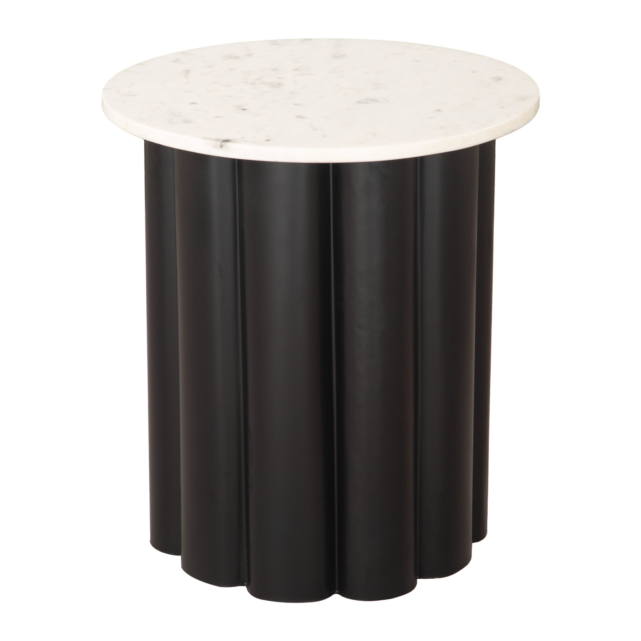 Slika Side Table White & Black