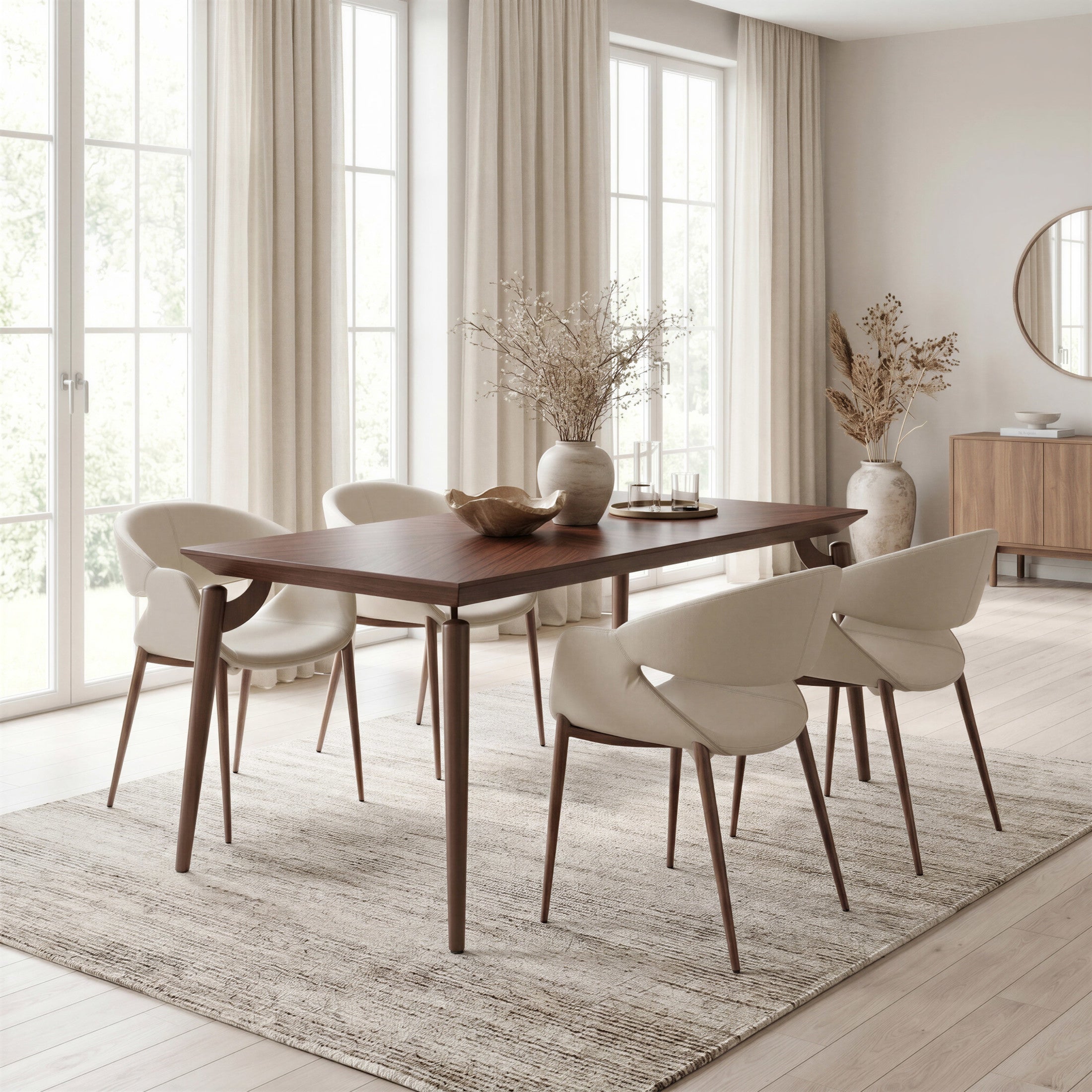 Plano Dining Table Brown