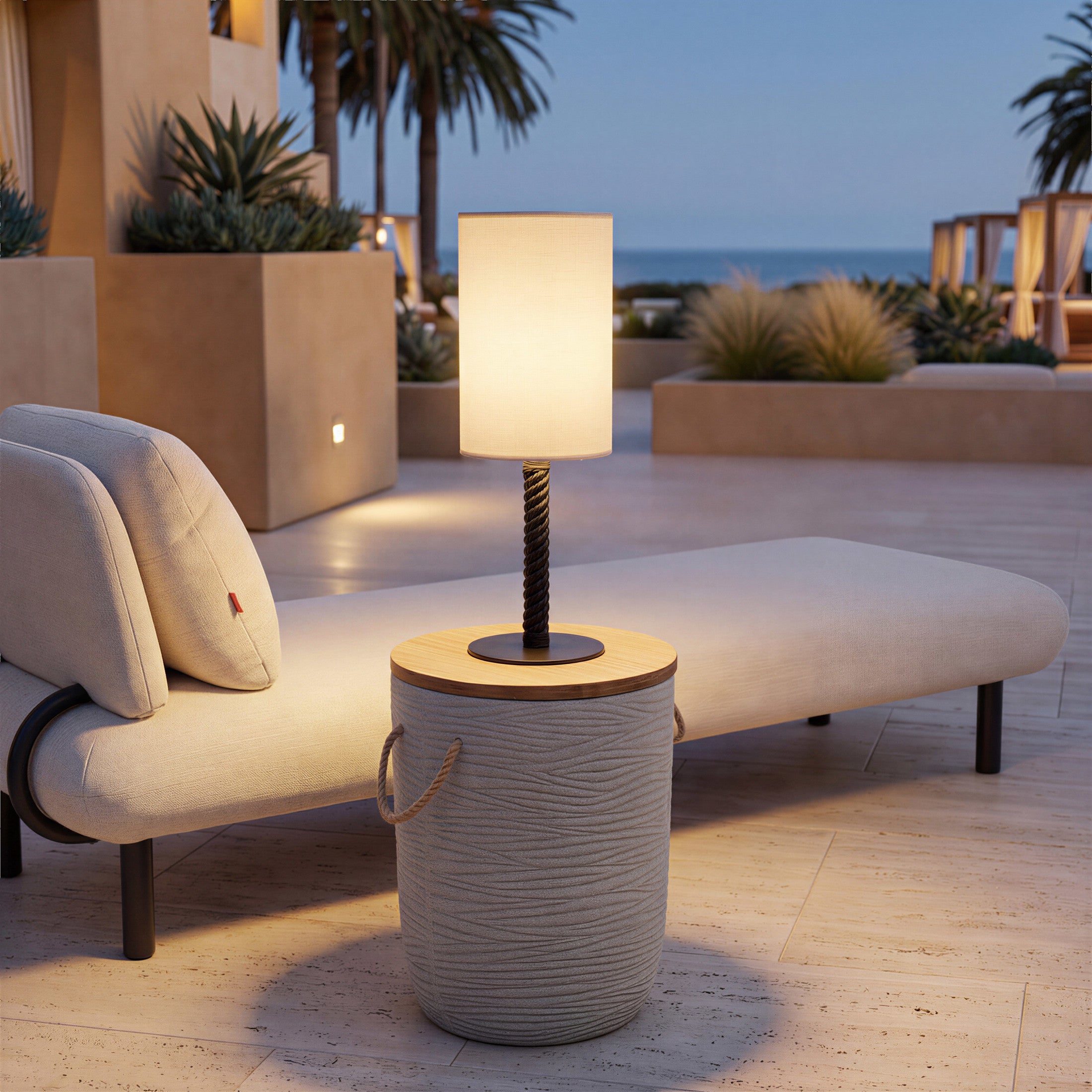 Aperto Chaise Beige