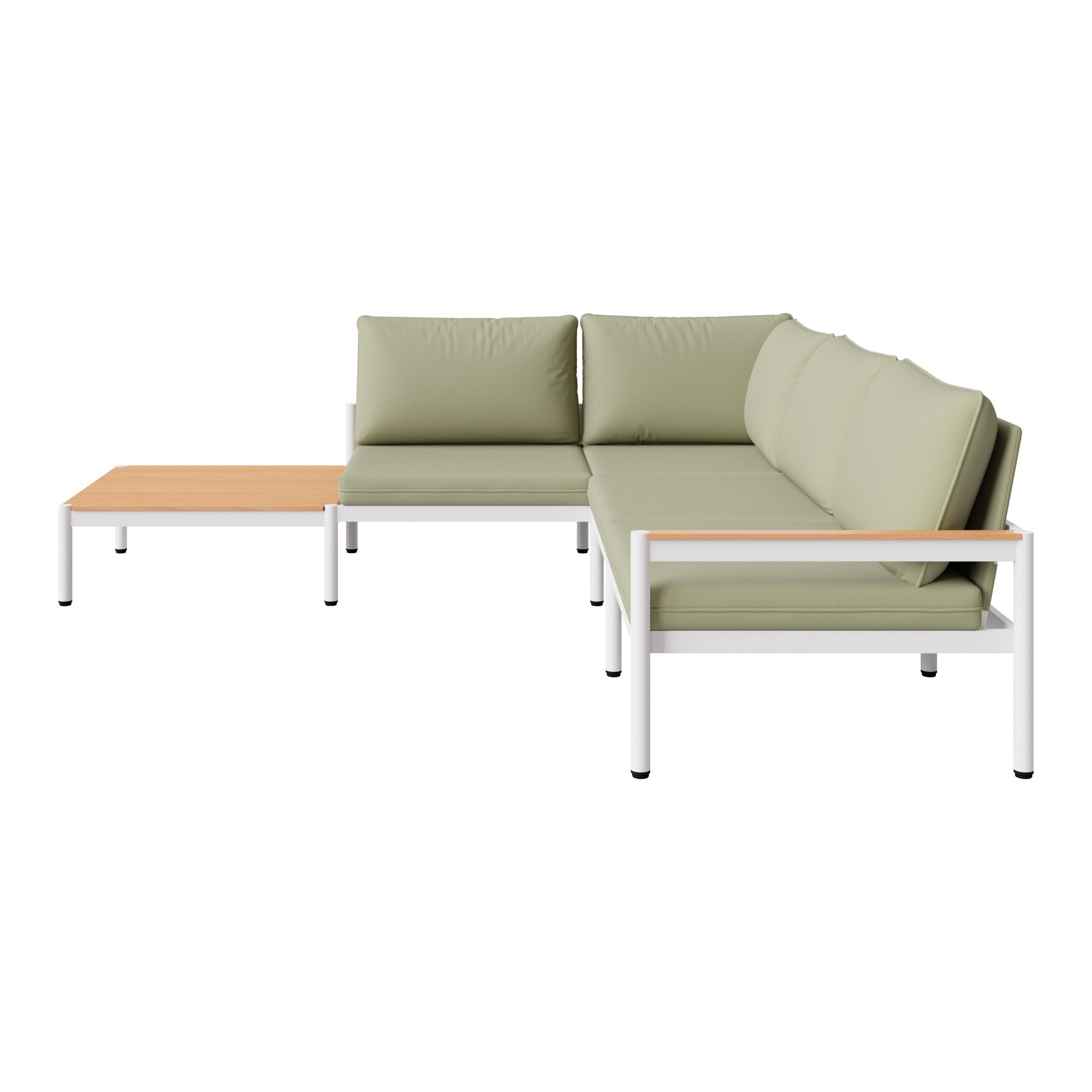 Lychee Modular Sectional Green