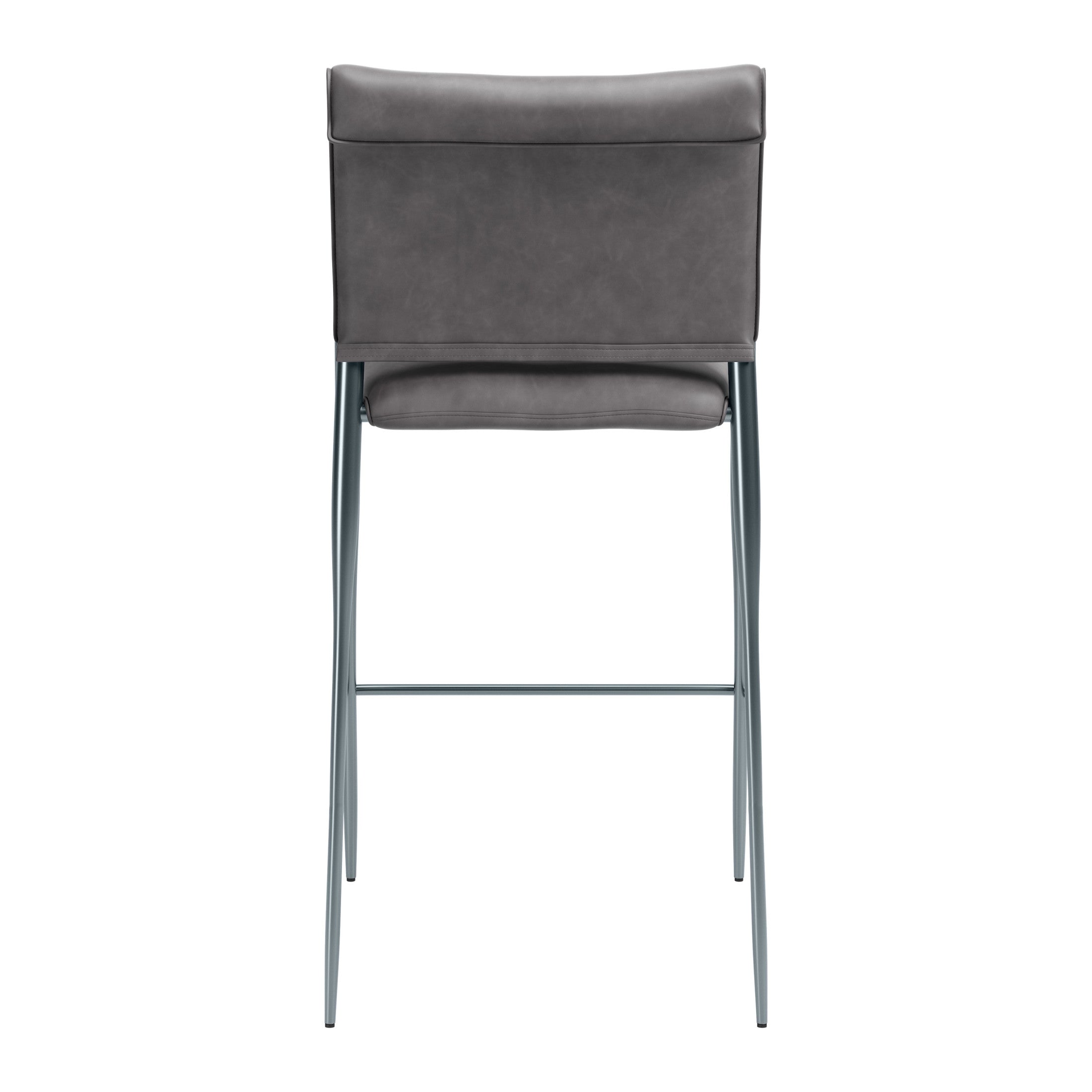 Freesia Barstool (Set of 2) Charcoal Gray