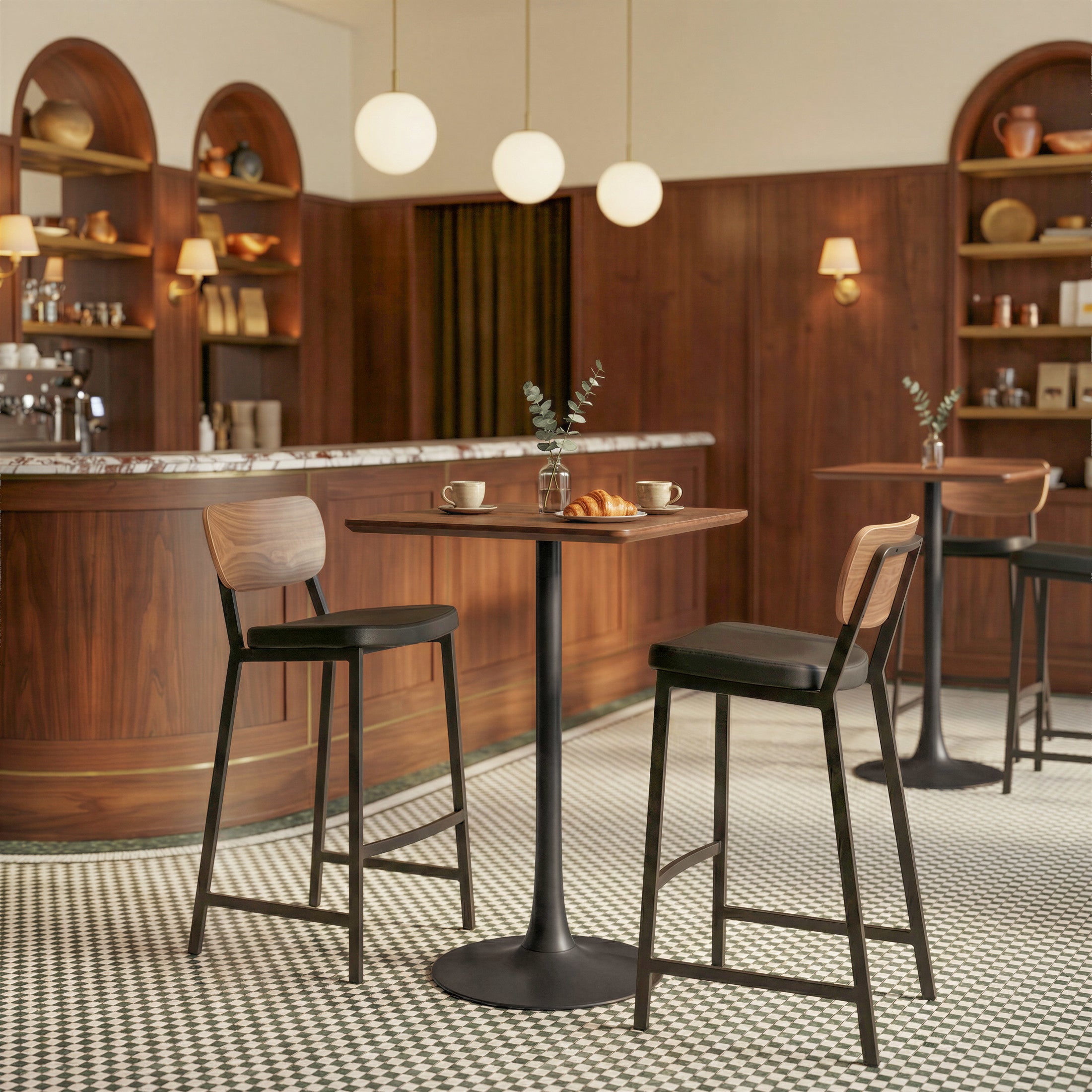 Valleta Bar Table Brown