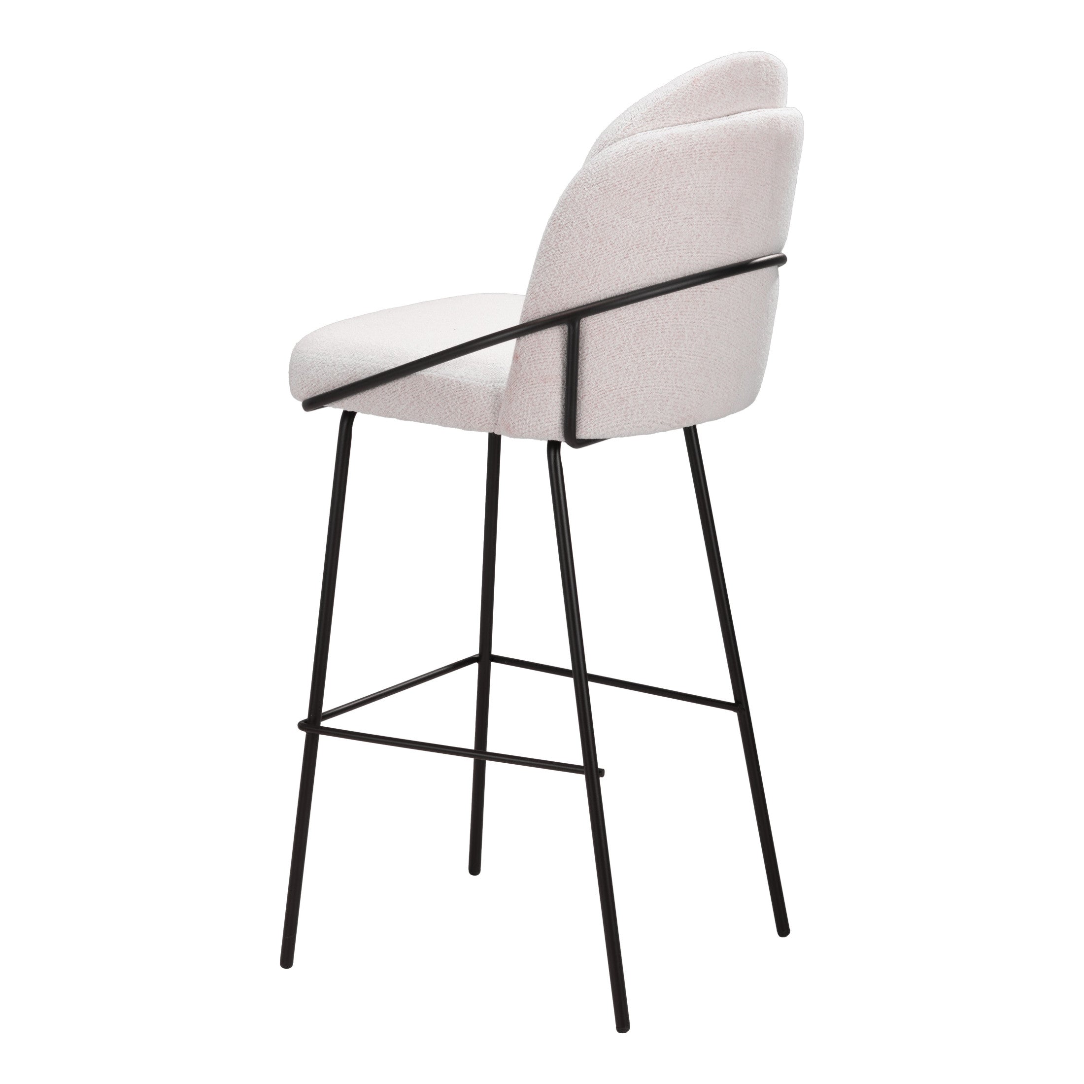 Jambi Barstool (Set of 2) Ivory