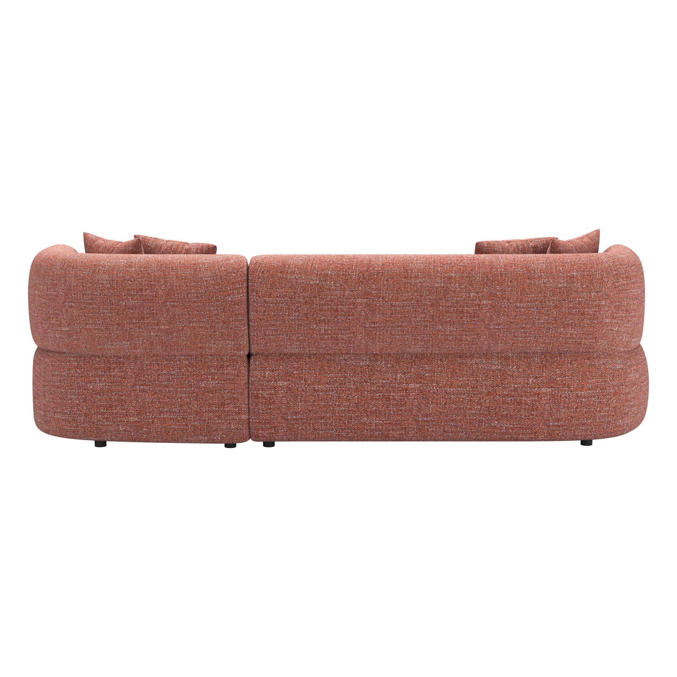 Venezia Chaise Sectional Brown