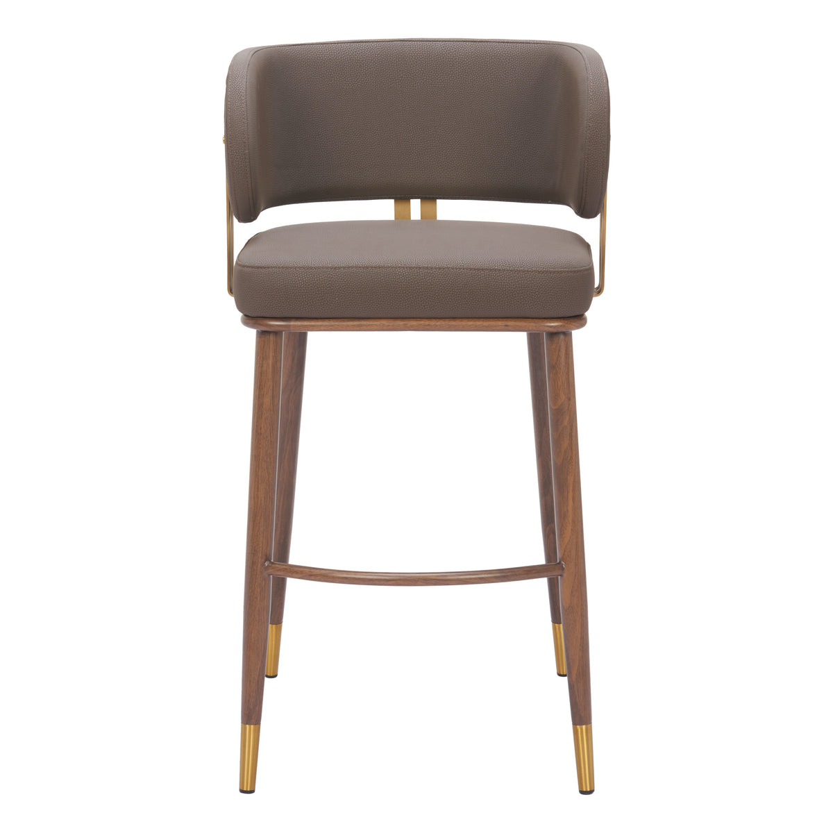 Brew Barstool Brown & Walnut