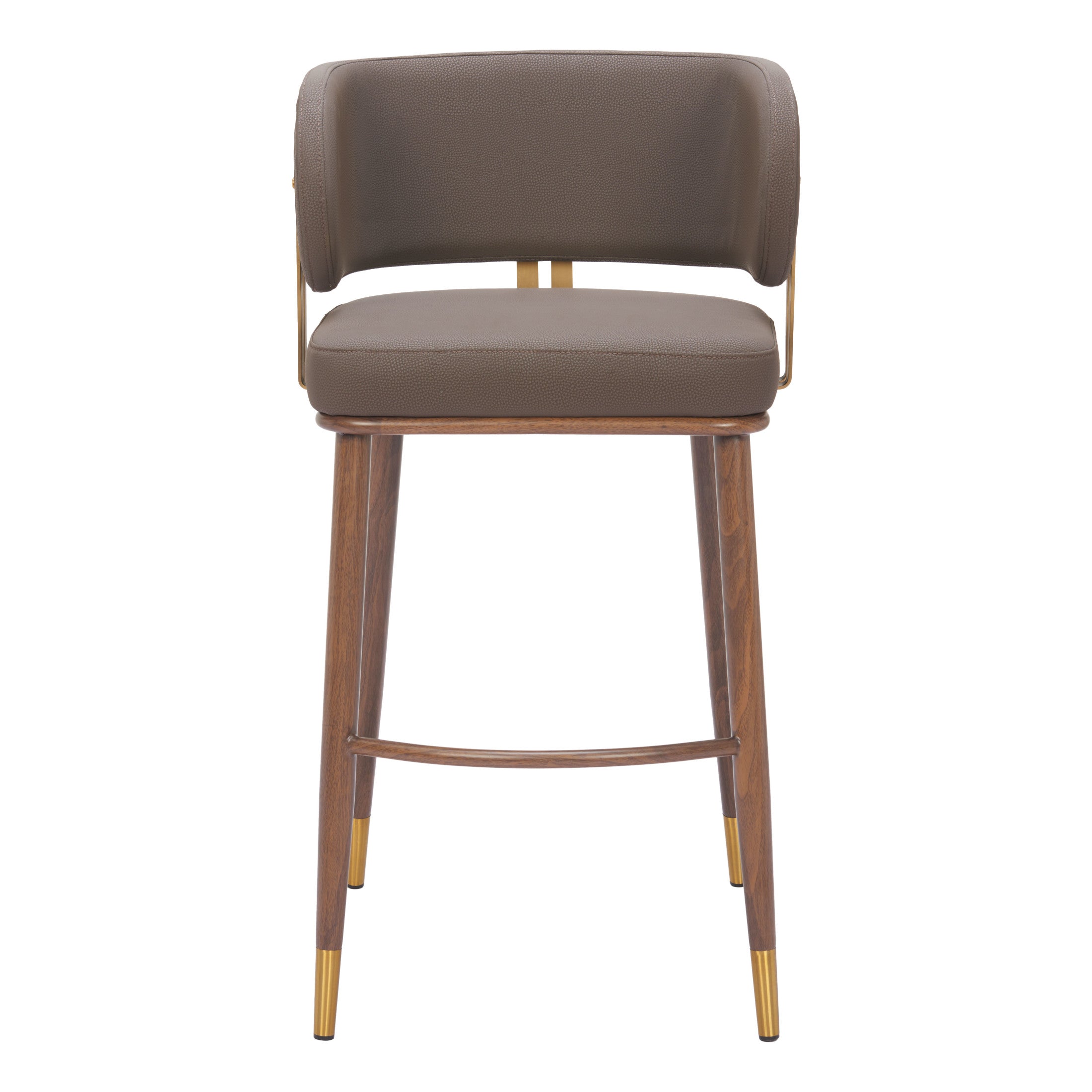 Brew Barstool Brown & Walnut