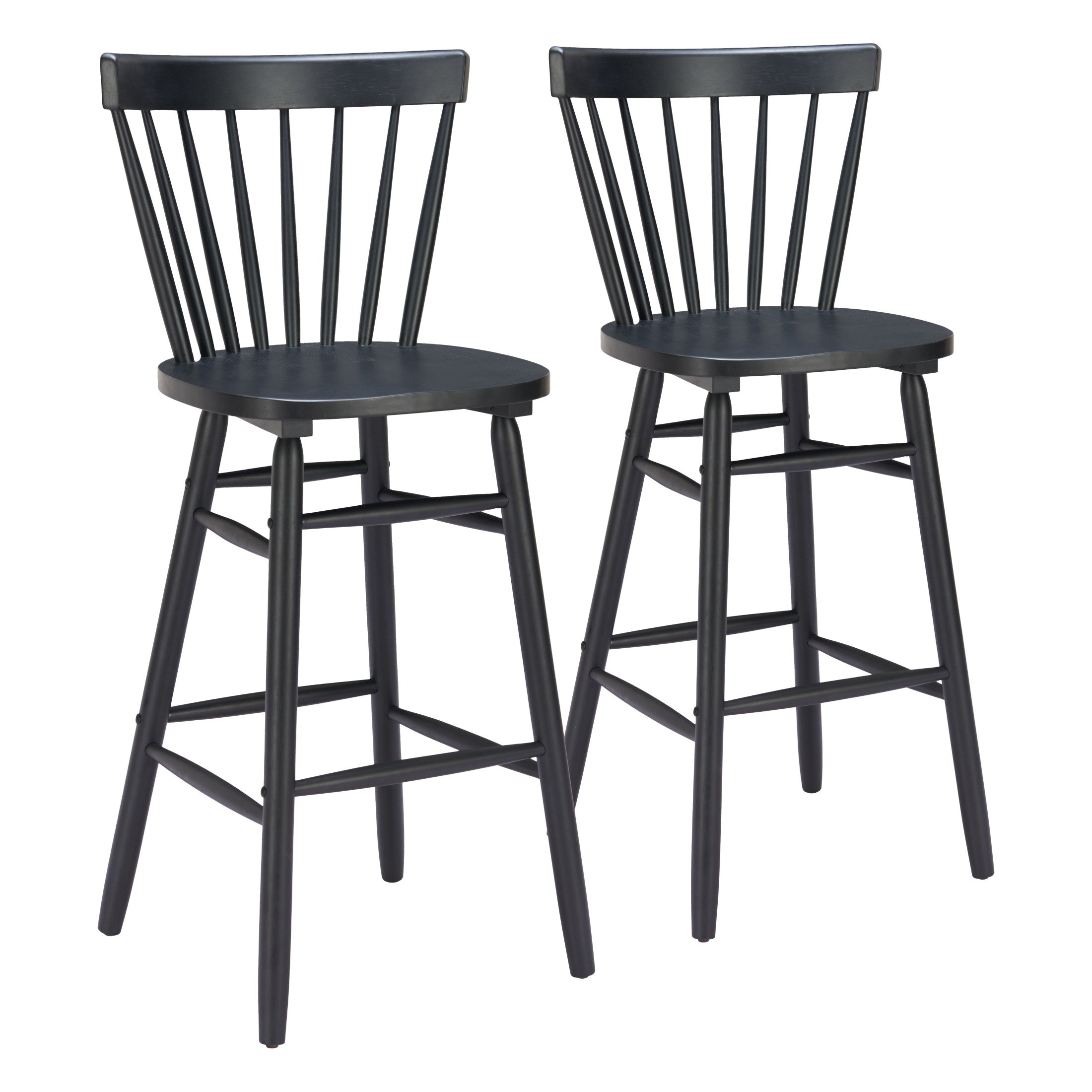 Tyce Barstool (Set of 2) Black