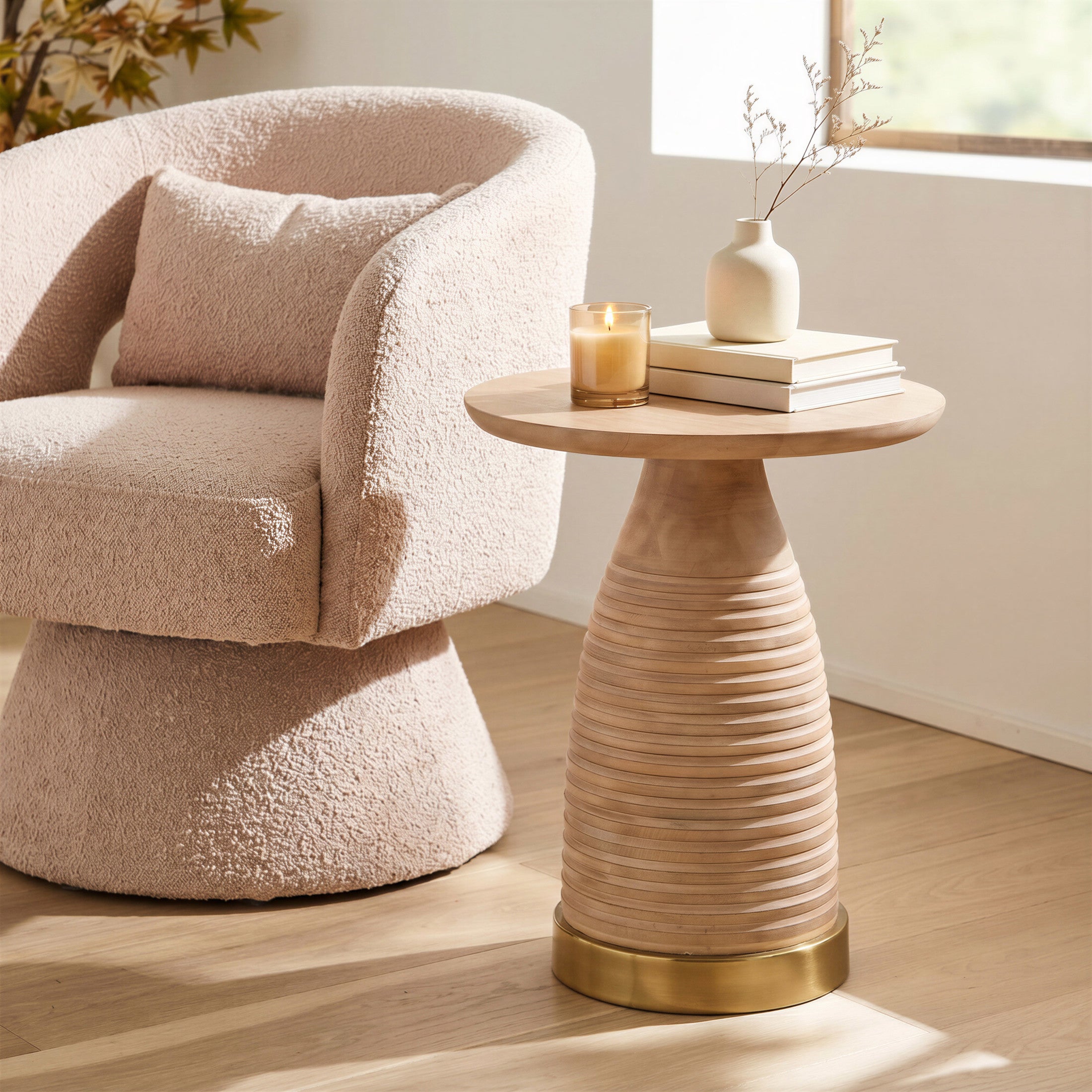 Radiant Side Table Natural
