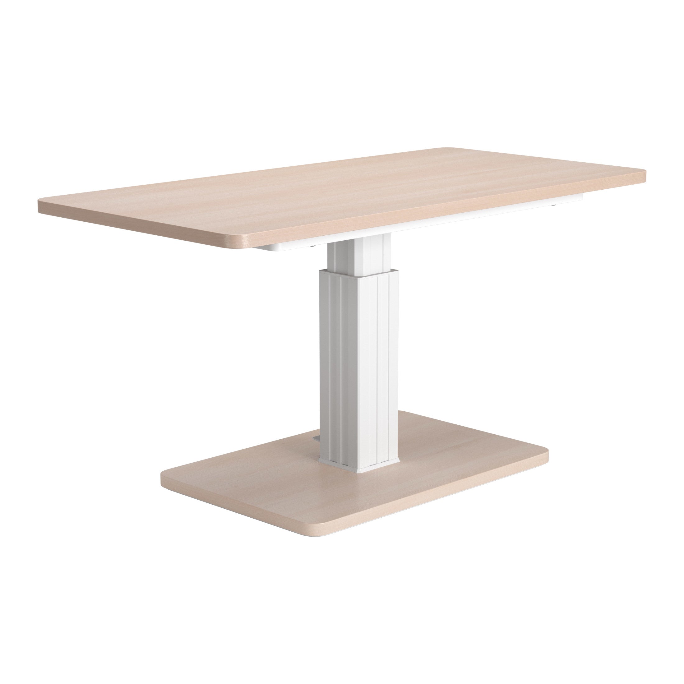 Brule Adjustable Dining Table Natural
