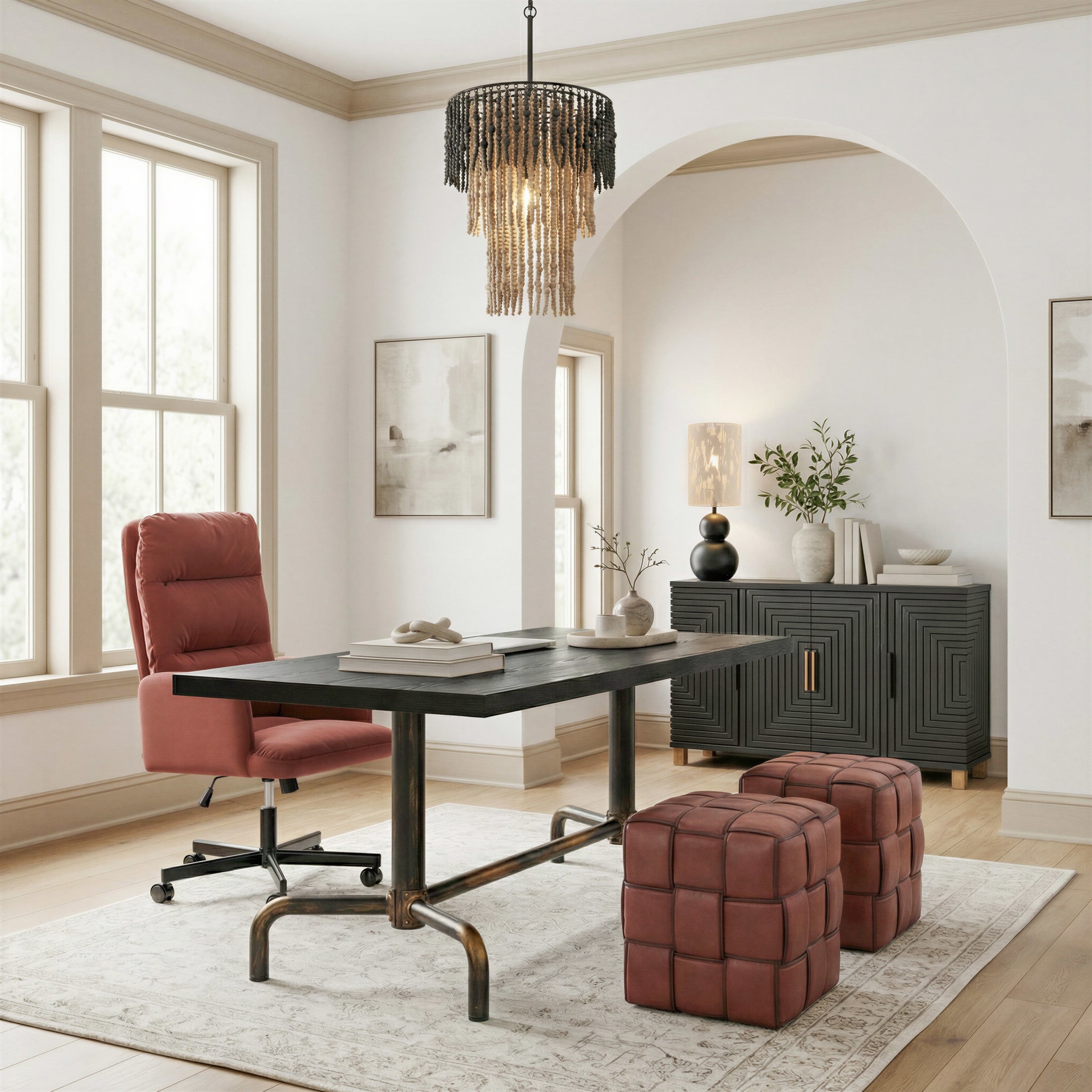 Zare Ottoman Brown