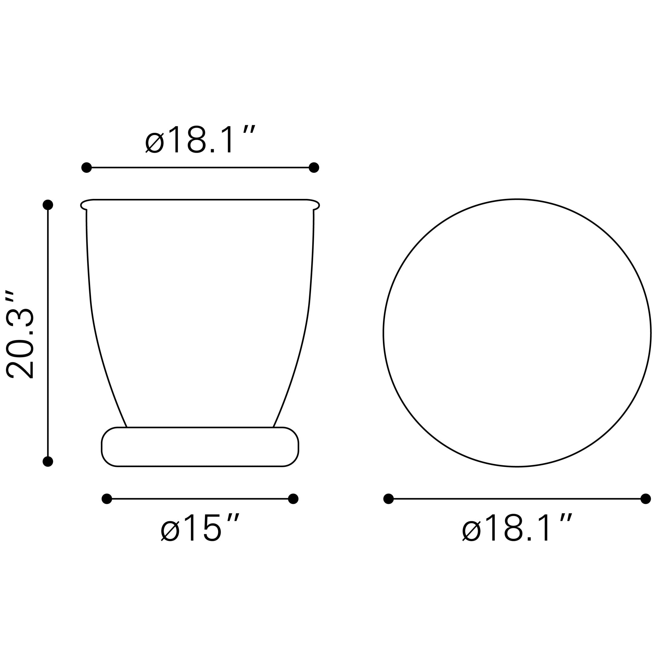 Baku Side Table Black